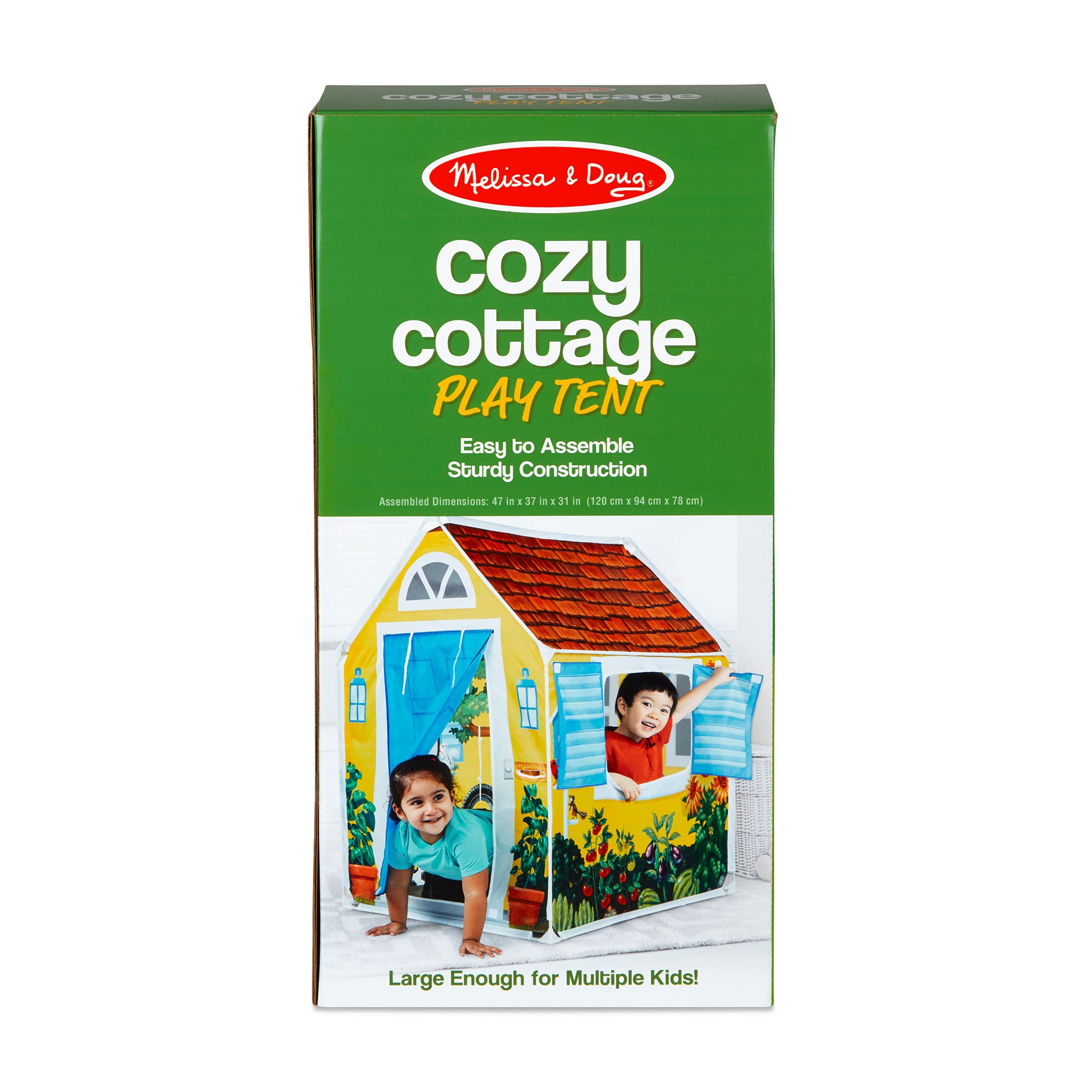 Melissa & Doug Cozy Cottage Play Tent - Image 3