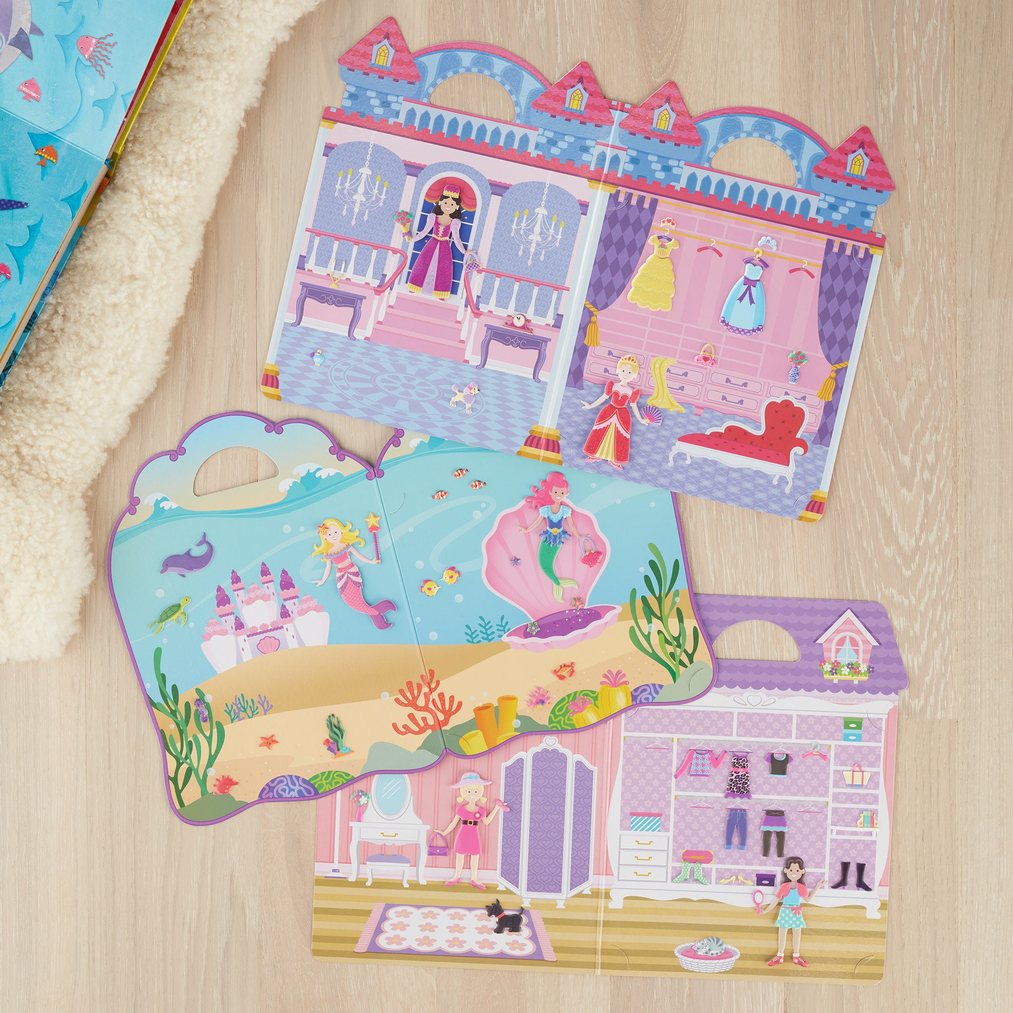 Melissa & Doug Puffy Sticker Bundle - Dress-Up, Princess and Mermaid - Image 9