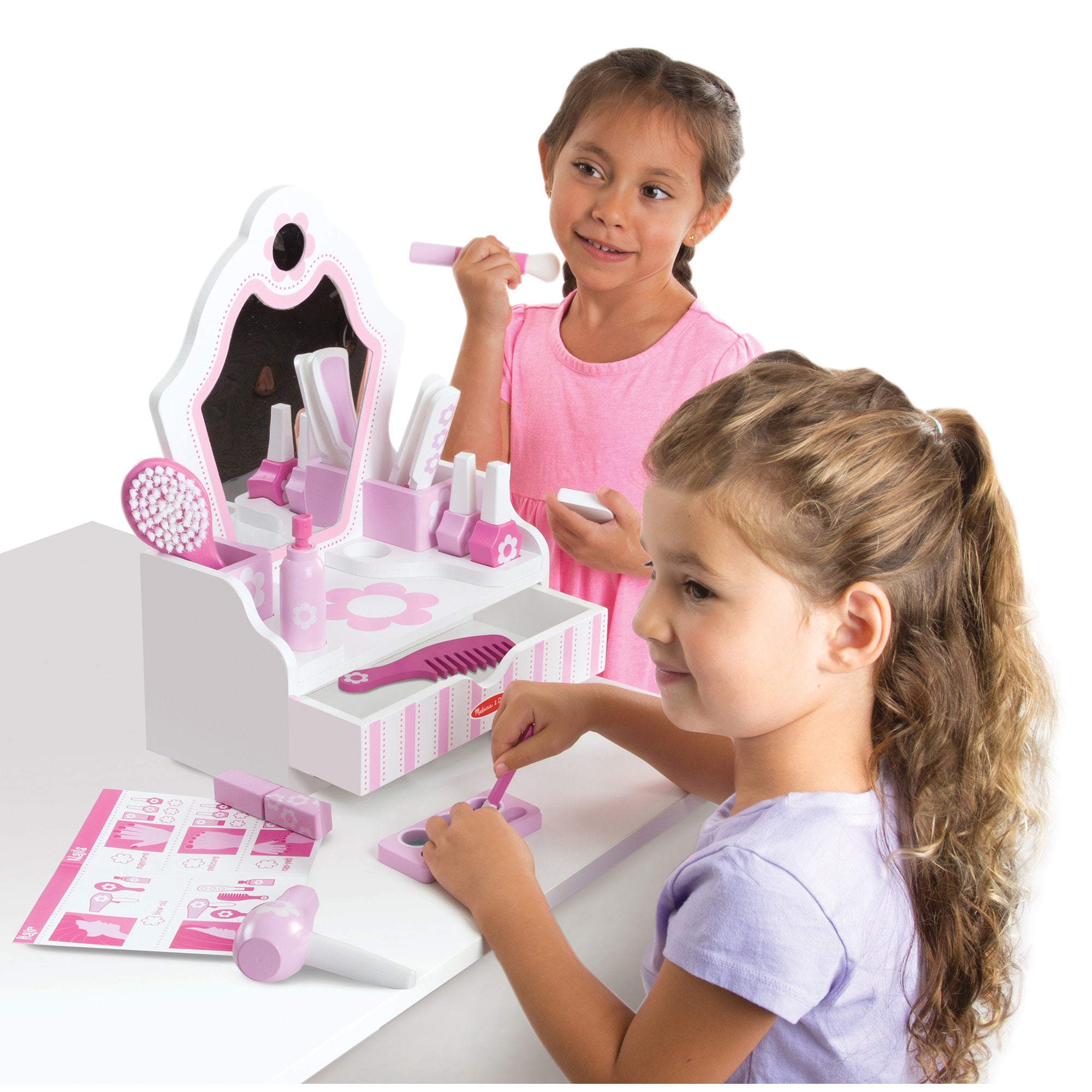 Melissa & Doug Wooden Beauty Salon Play Set - Image 8
