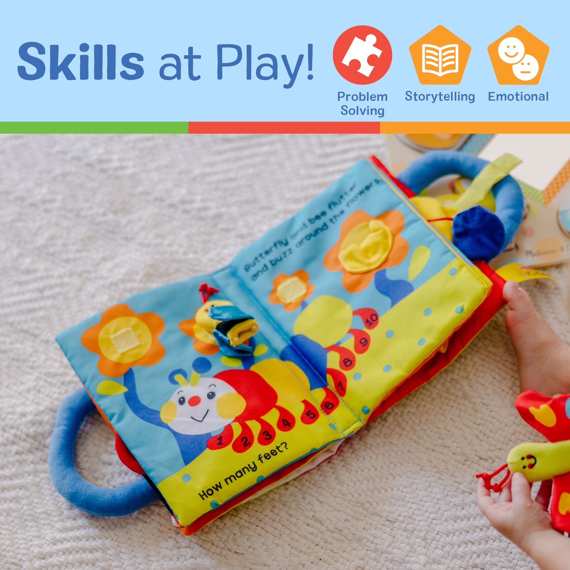 Melissa & Doug K??s Kids My First Activity Book Cloth Book - Image 5