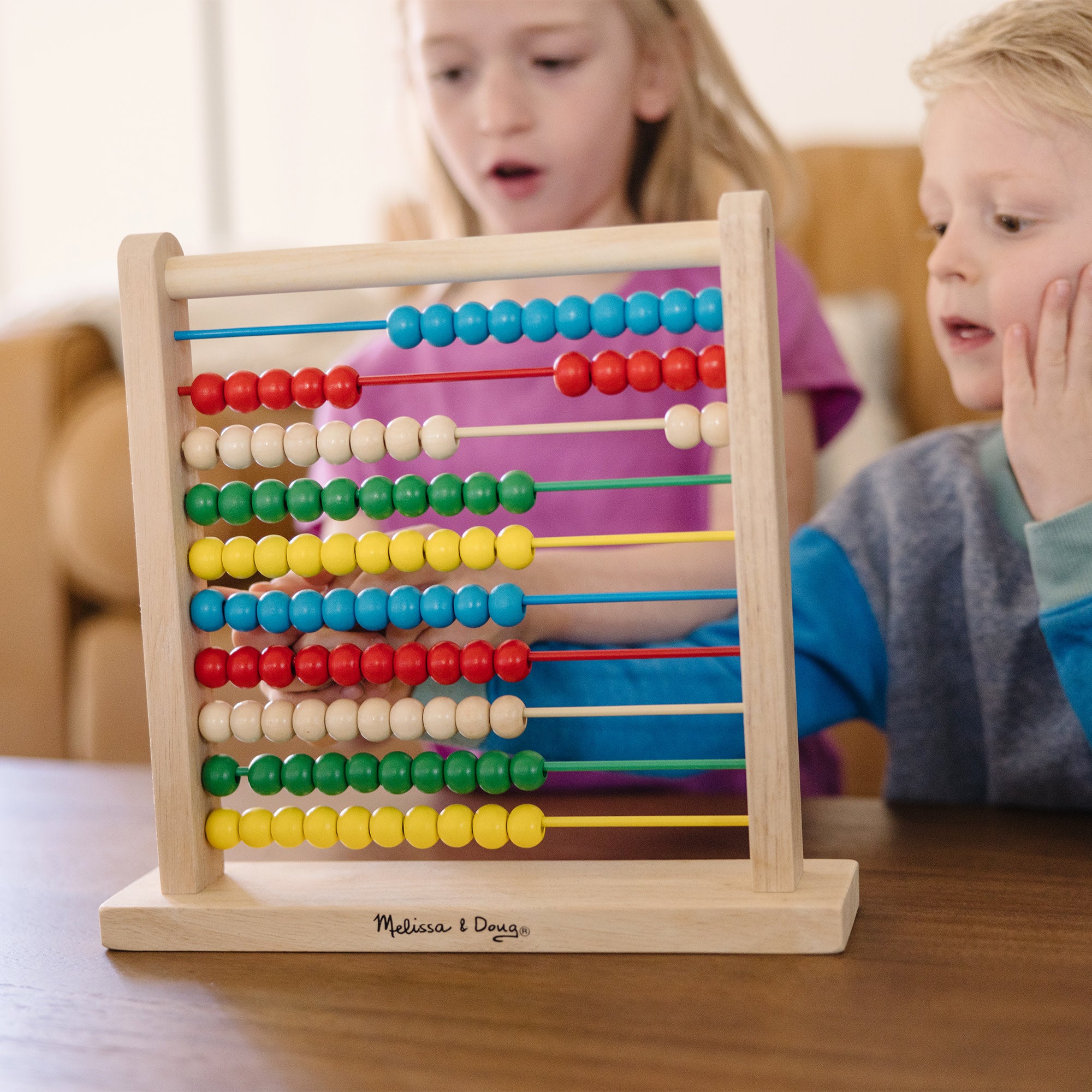 Melissa & Doug Wooden Abacus - Image 2