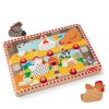 Melissa & Doug Happy Hens Push to Pop Puzzle