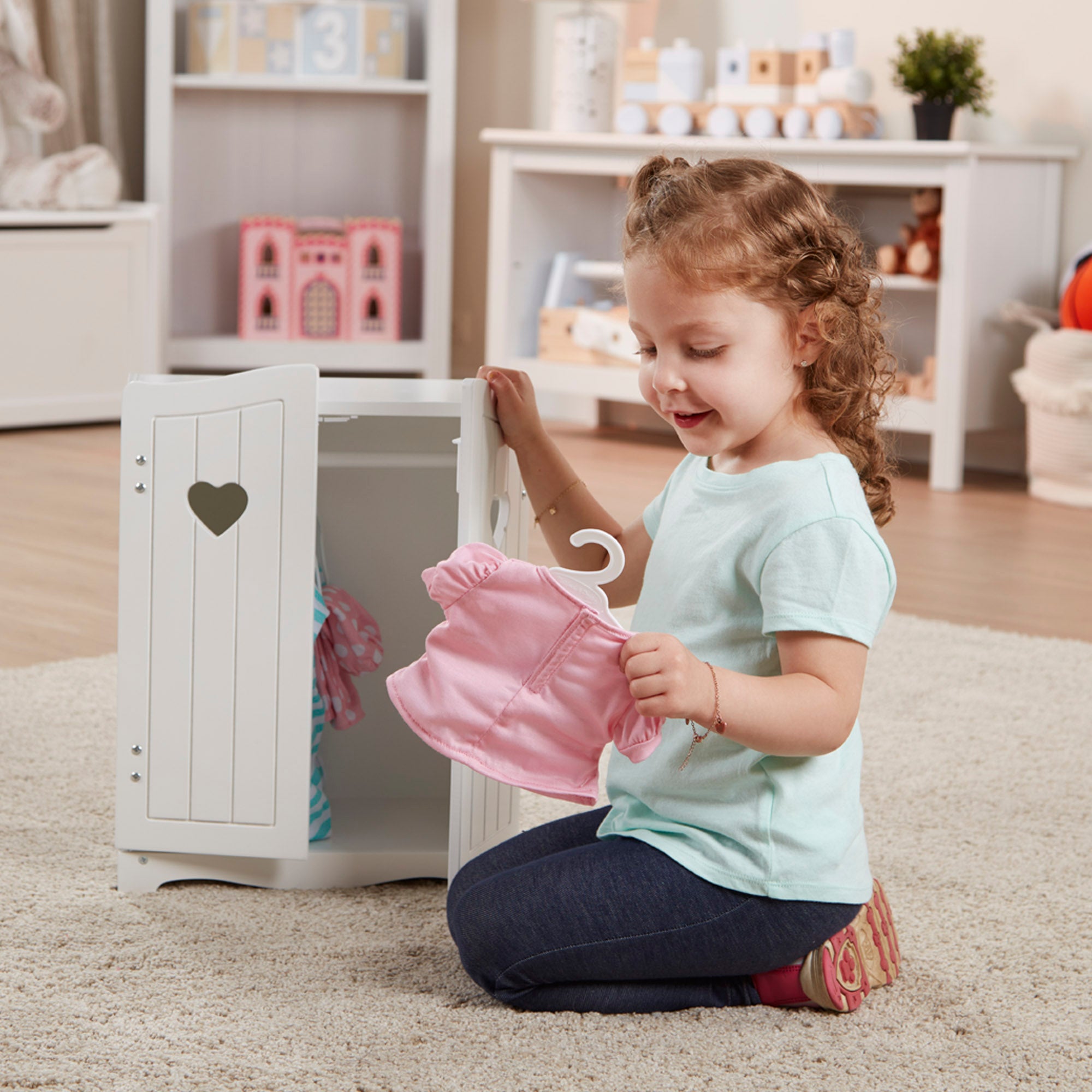 Melissa & Doug Mine to Love Play Armoire - Image 5