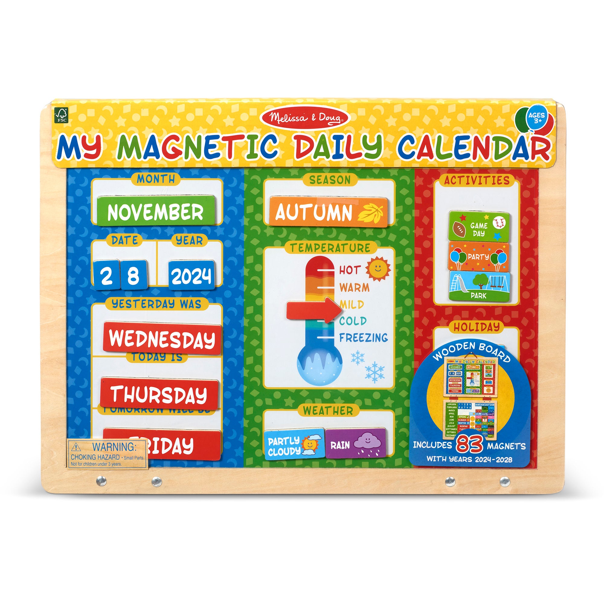 Melissa & Doug My Magnetic Daily Calendar - Image 3