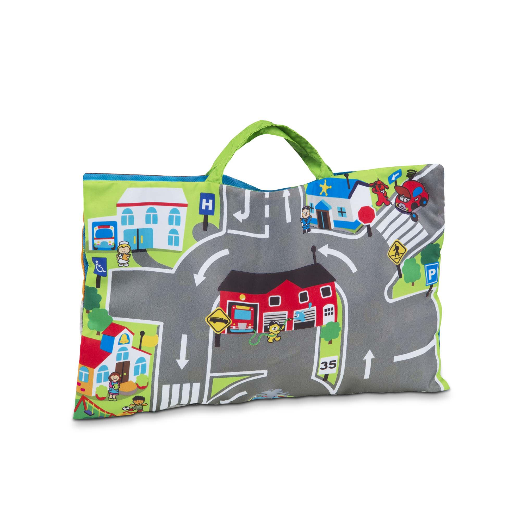 Melissa & Doug Take-Along Town Play Mat - Image 4
