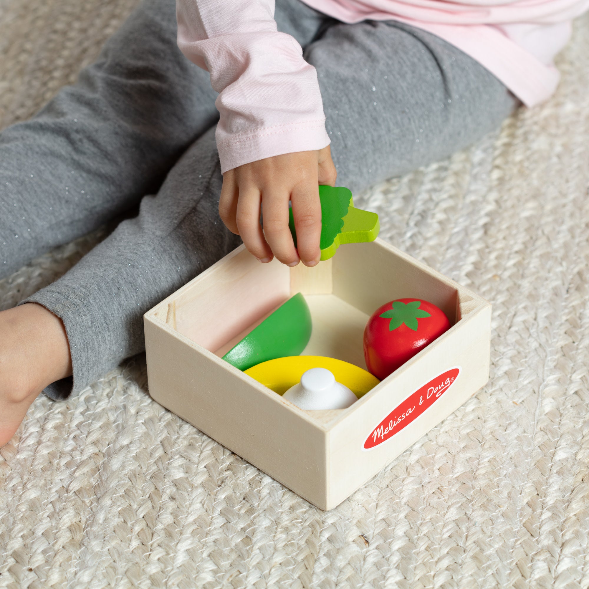 Melissa & Doug Wooden Food Groups Play Set - Produce - Image 7