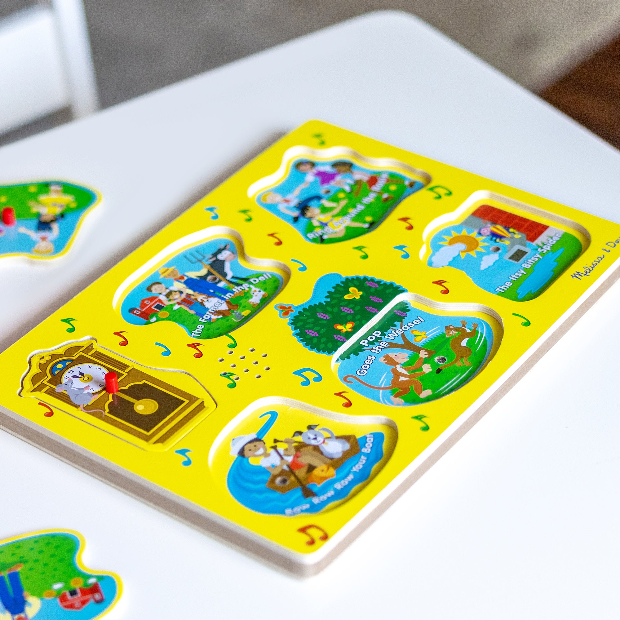 Melissa & Doug Nursery Rhymes 1 Sound Puzzle - 6 PIeces - Image 9