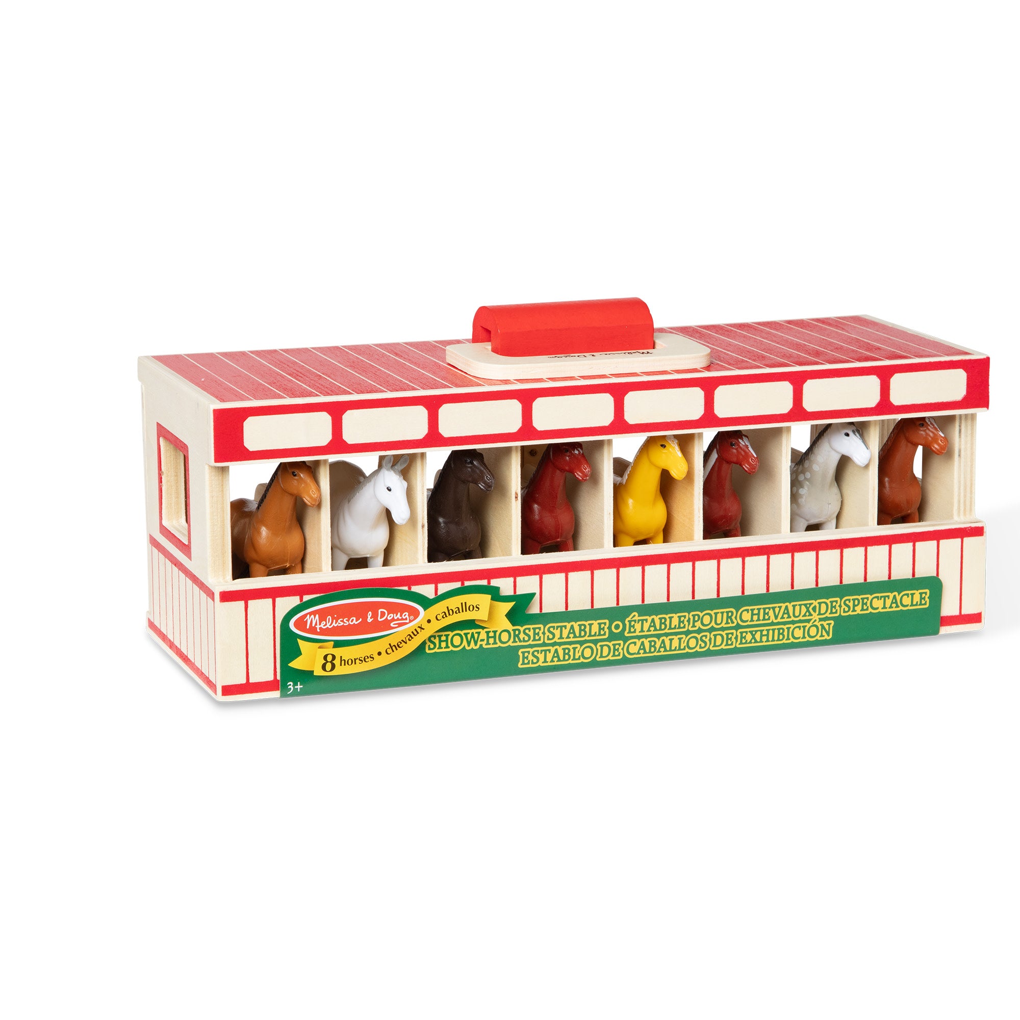 Melissa & Doug Take-Along Show-Horse Stable - Image 3