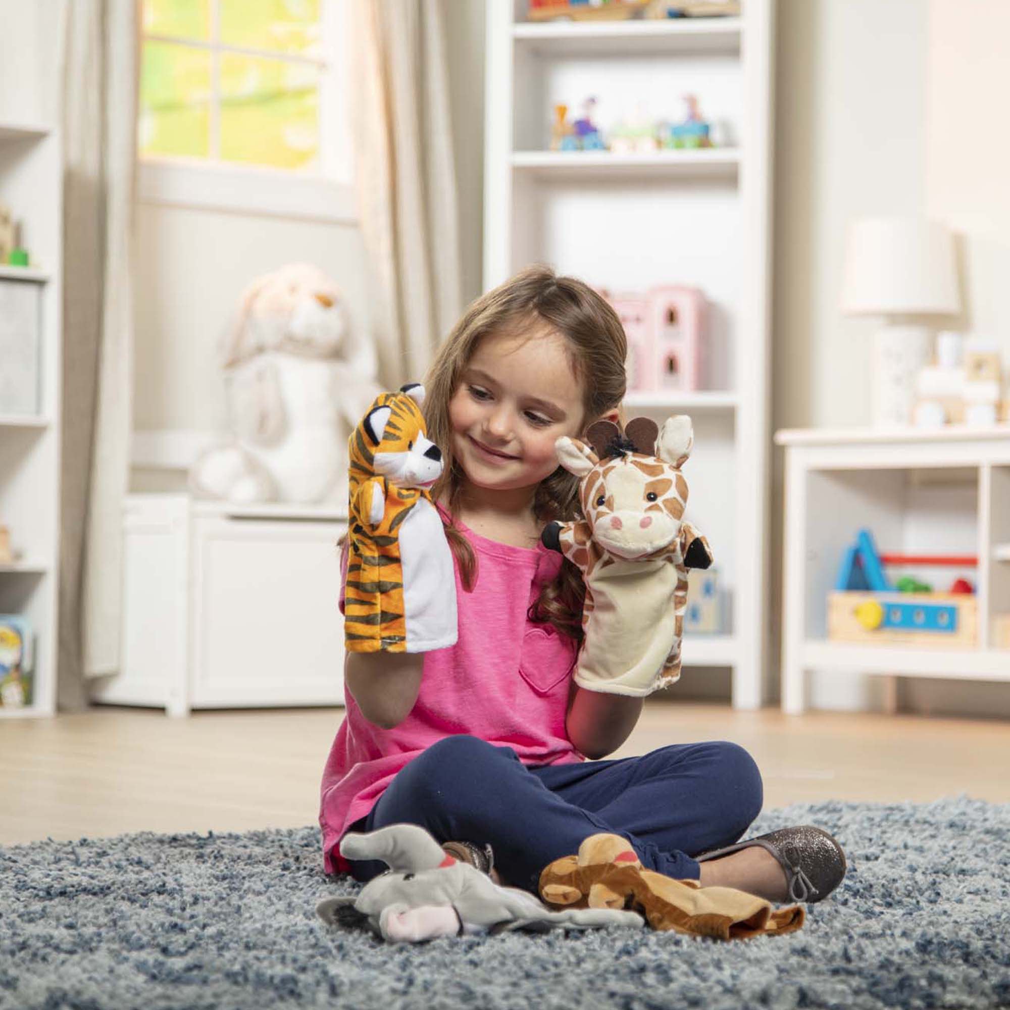 Melissa & Doug Zoo Friends Hand Puppets - Image 5