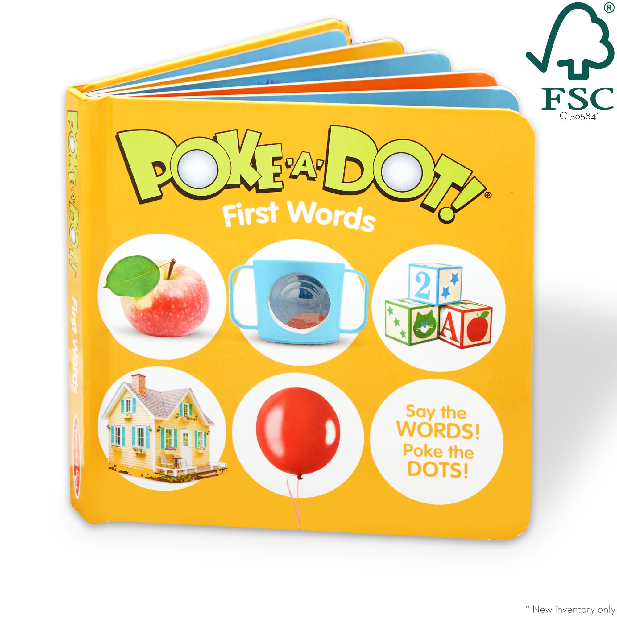 Melissa & Doug Poke-a-Dot: First Words Board Book - Image 3