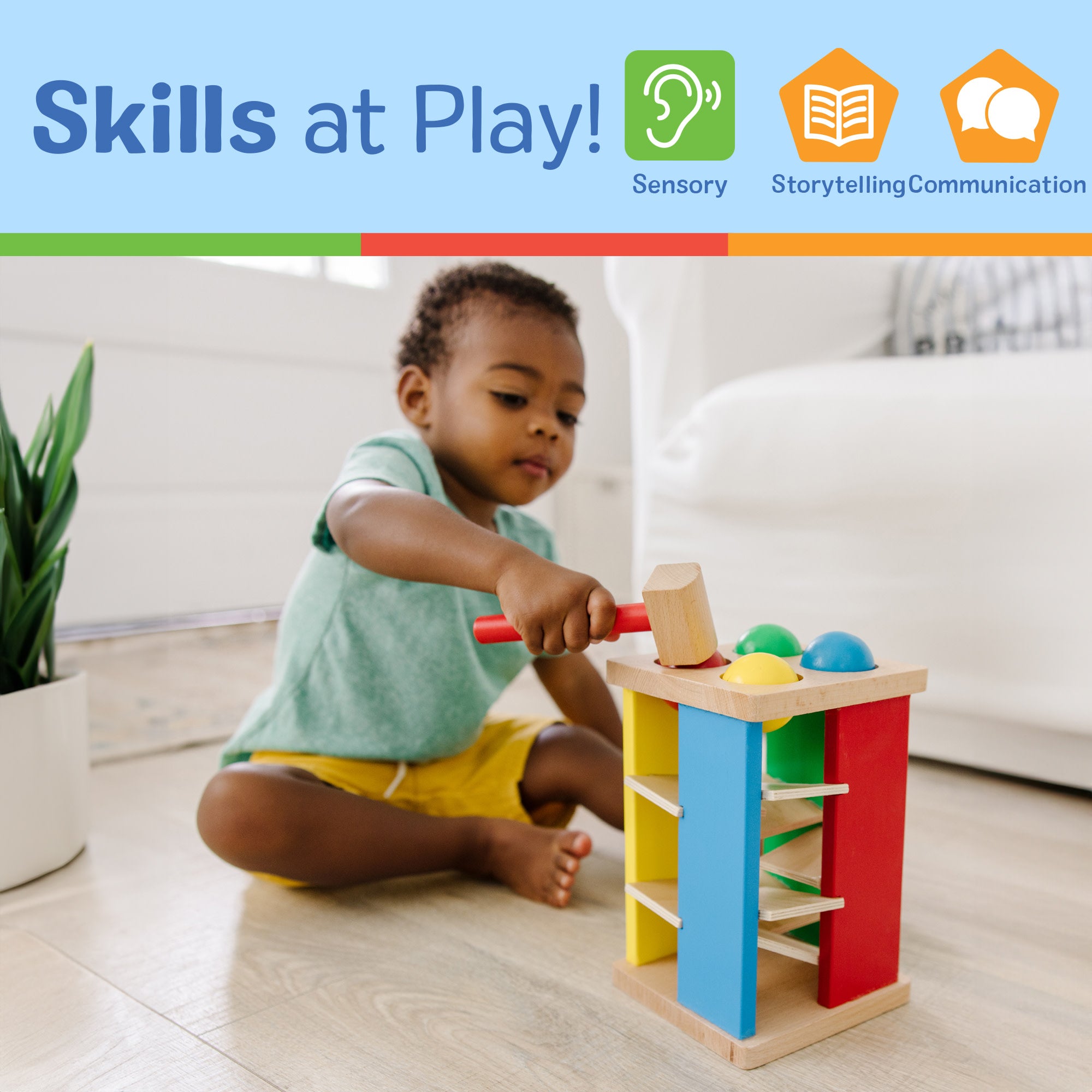 Melissa & Doug Pound & Roll Tower - Image 5