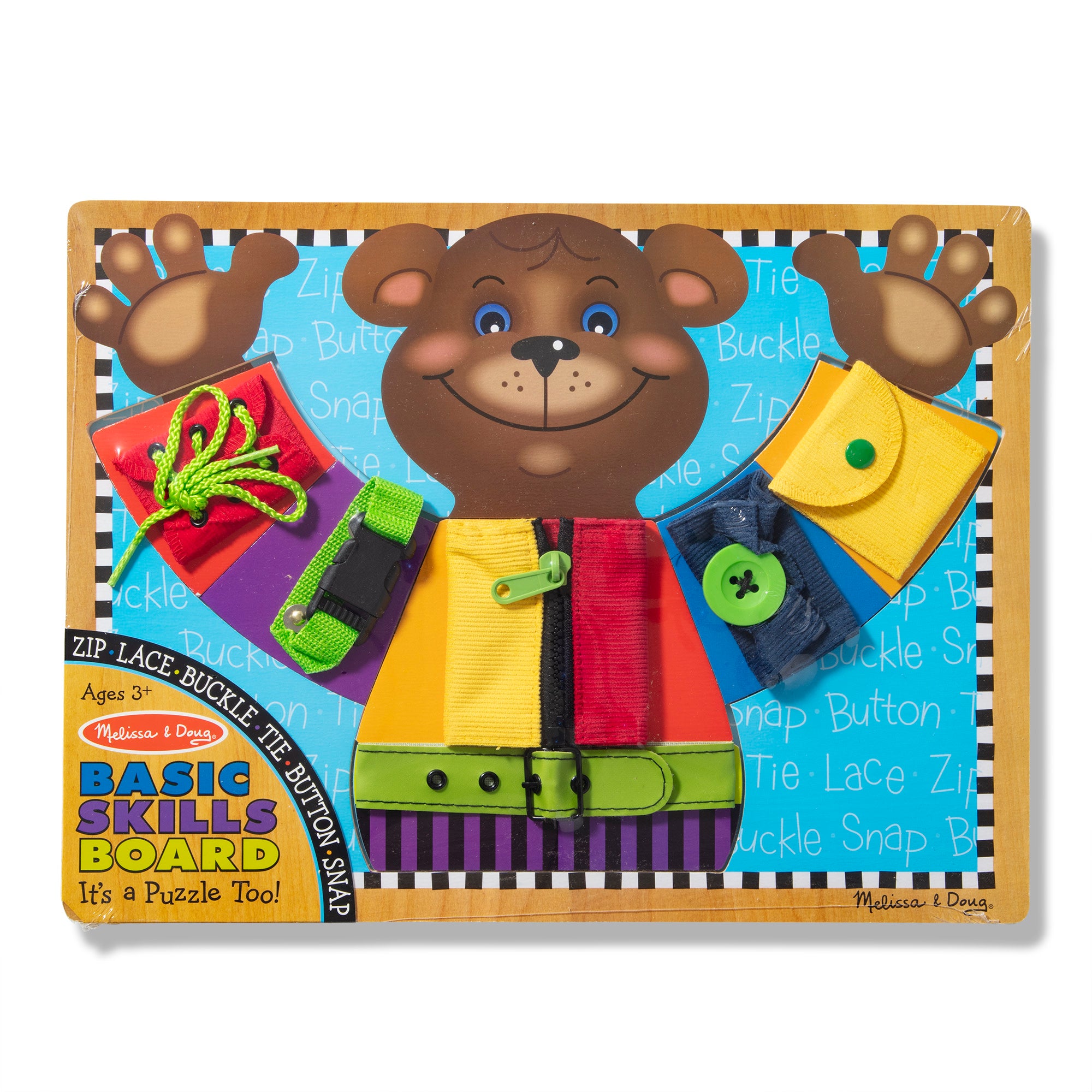 Melissa & Doug Basic Skills Puzzle Board - Image 3