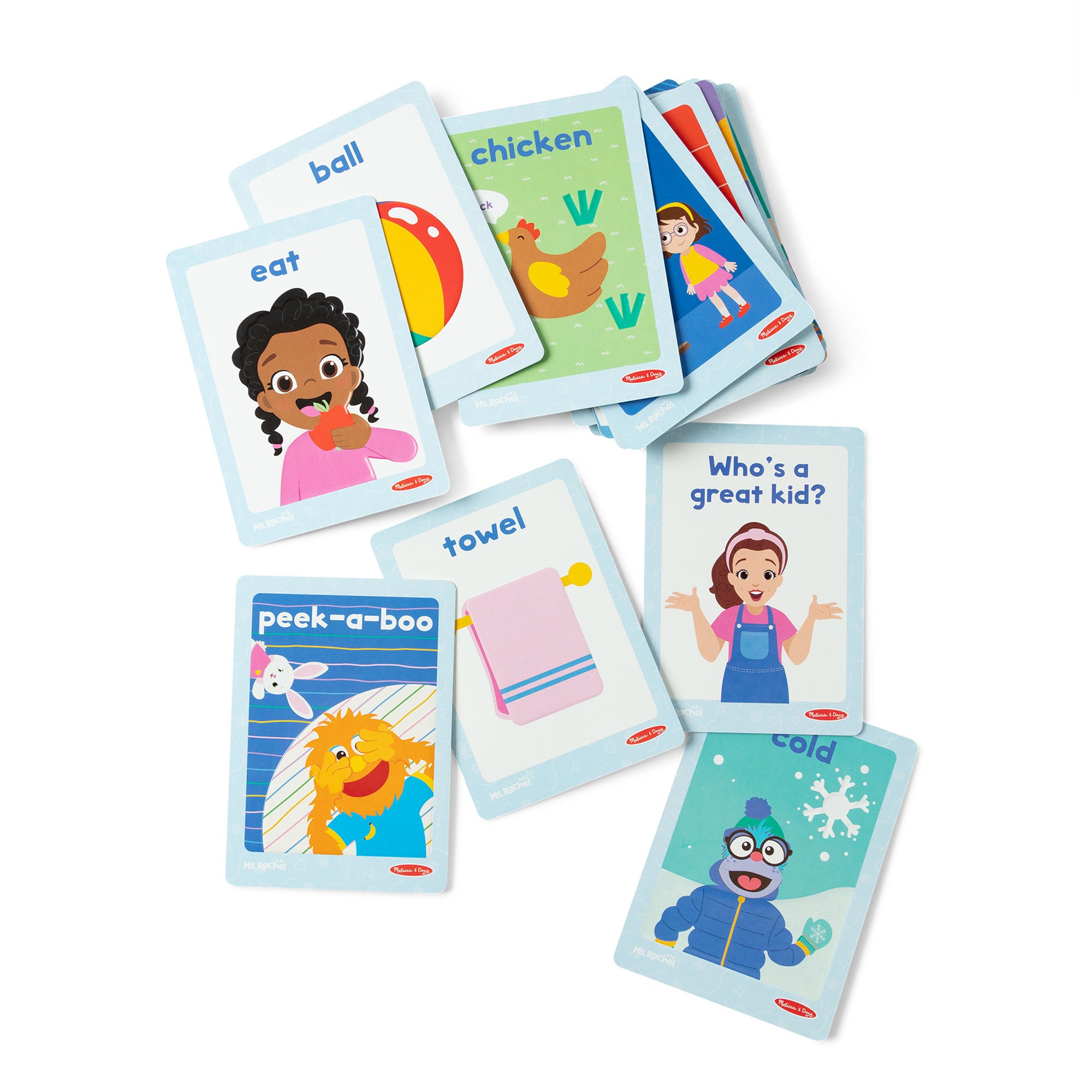 Melissa & Doug Ms. Rachel? First Words Sensory Cards - Image 4