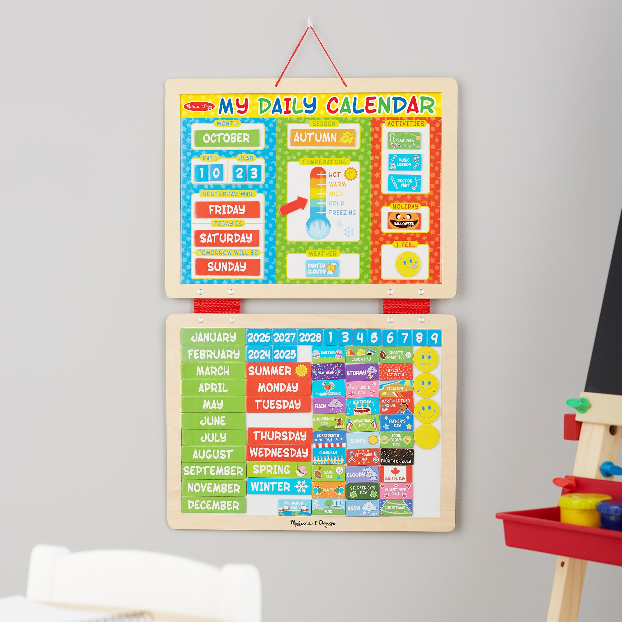 Melissa & Doug My Magnetic Daily Calendar - Image 9