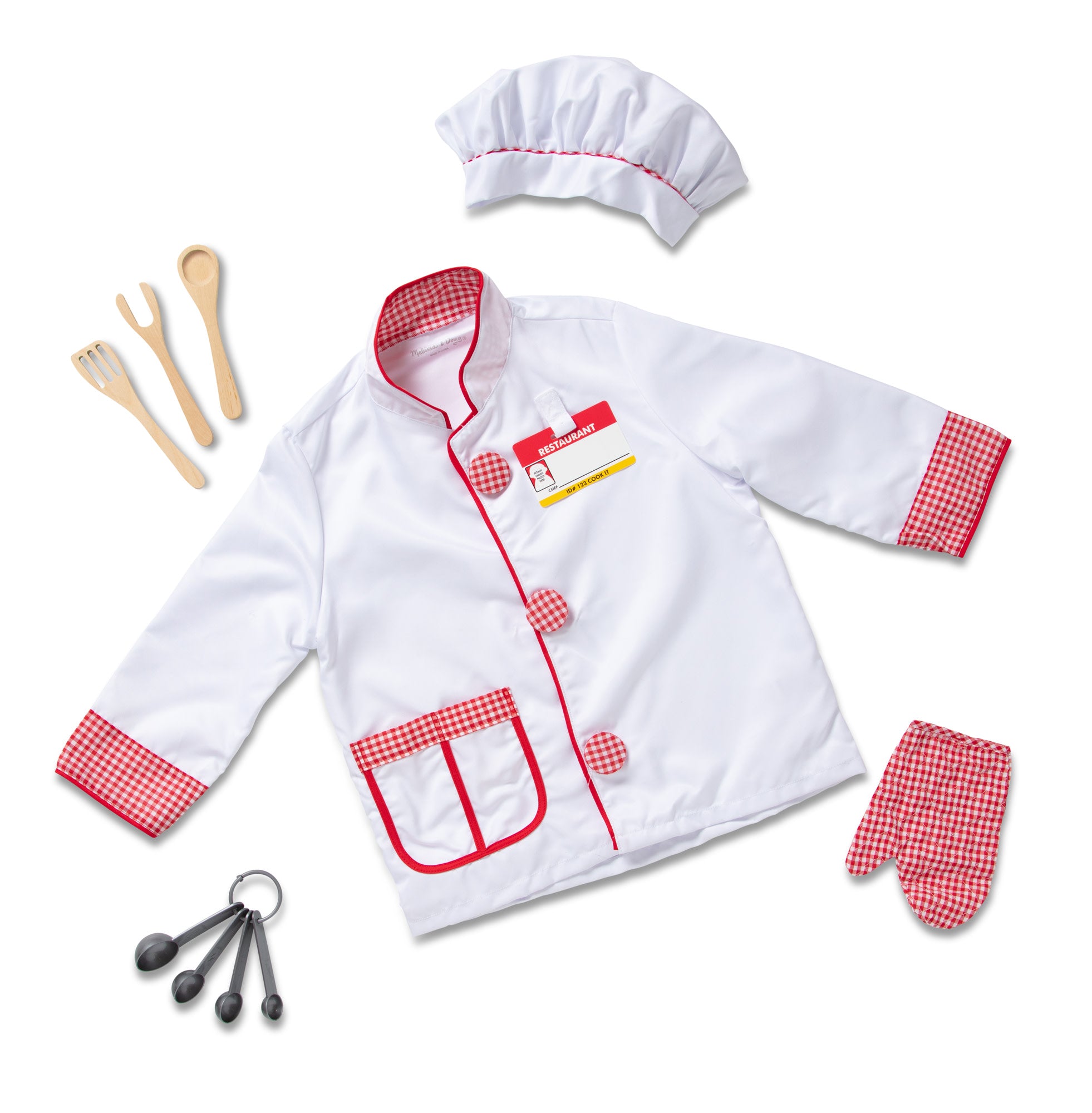 Melissa & Doug Chef Costume Role Play Set - Image 4