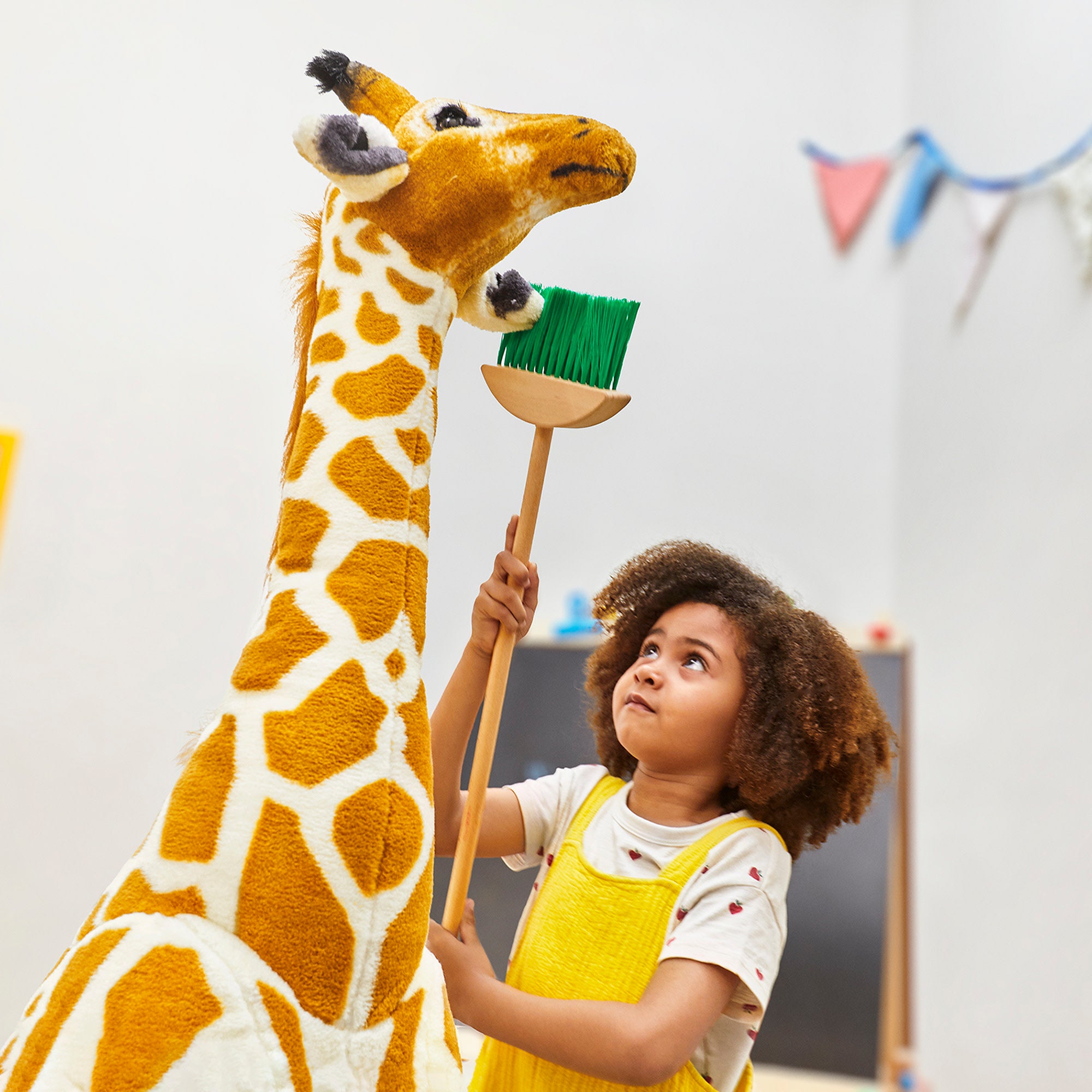Melissa & Doug Giraffe Lifelike Plush Stuffed Animal - Image 6