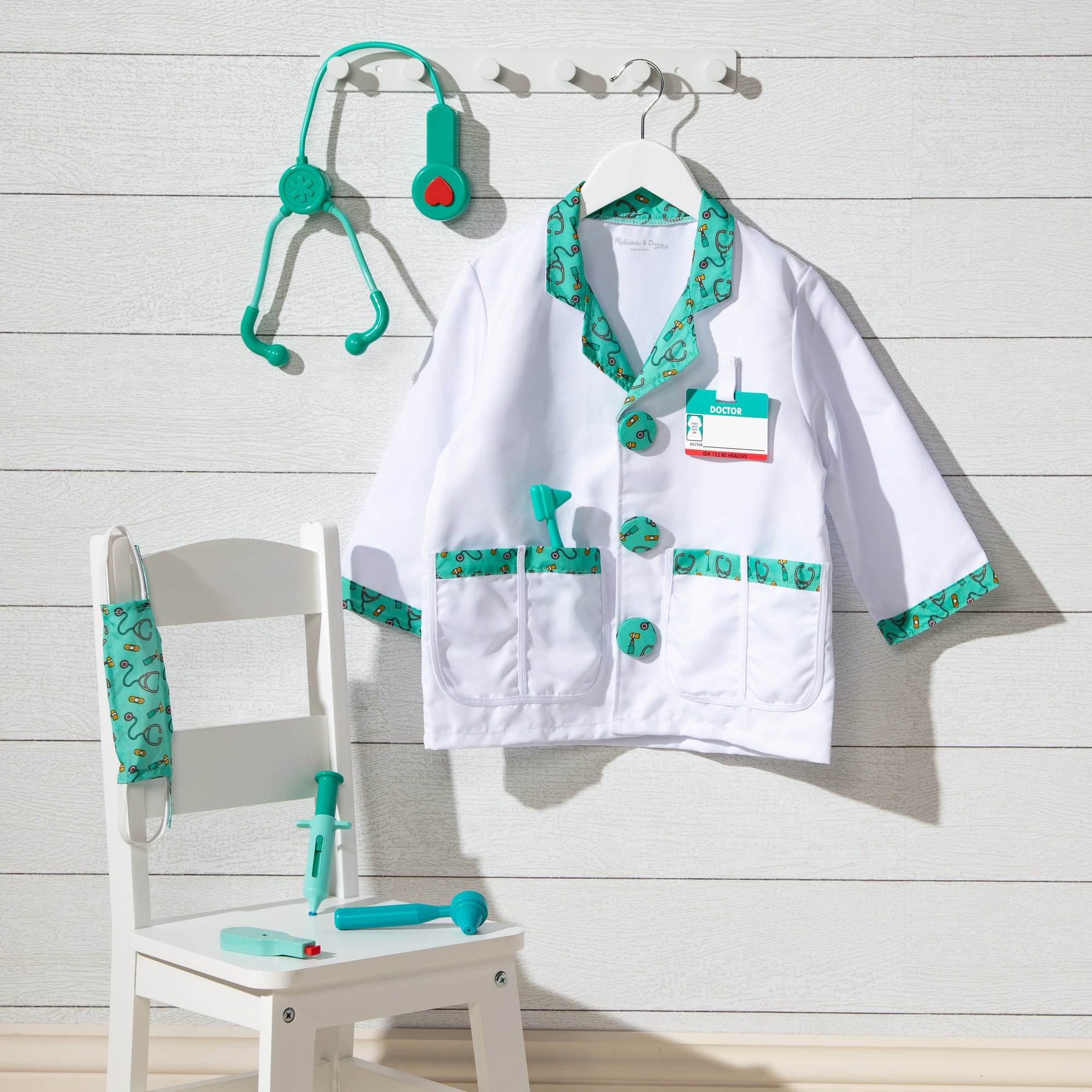 Melissa & Doug Doctor Costume Role Play Set - Image 9