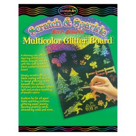 Melissa & Doug Scratch & Sparkle Multicolor Glitter w/stylus (10 boards)