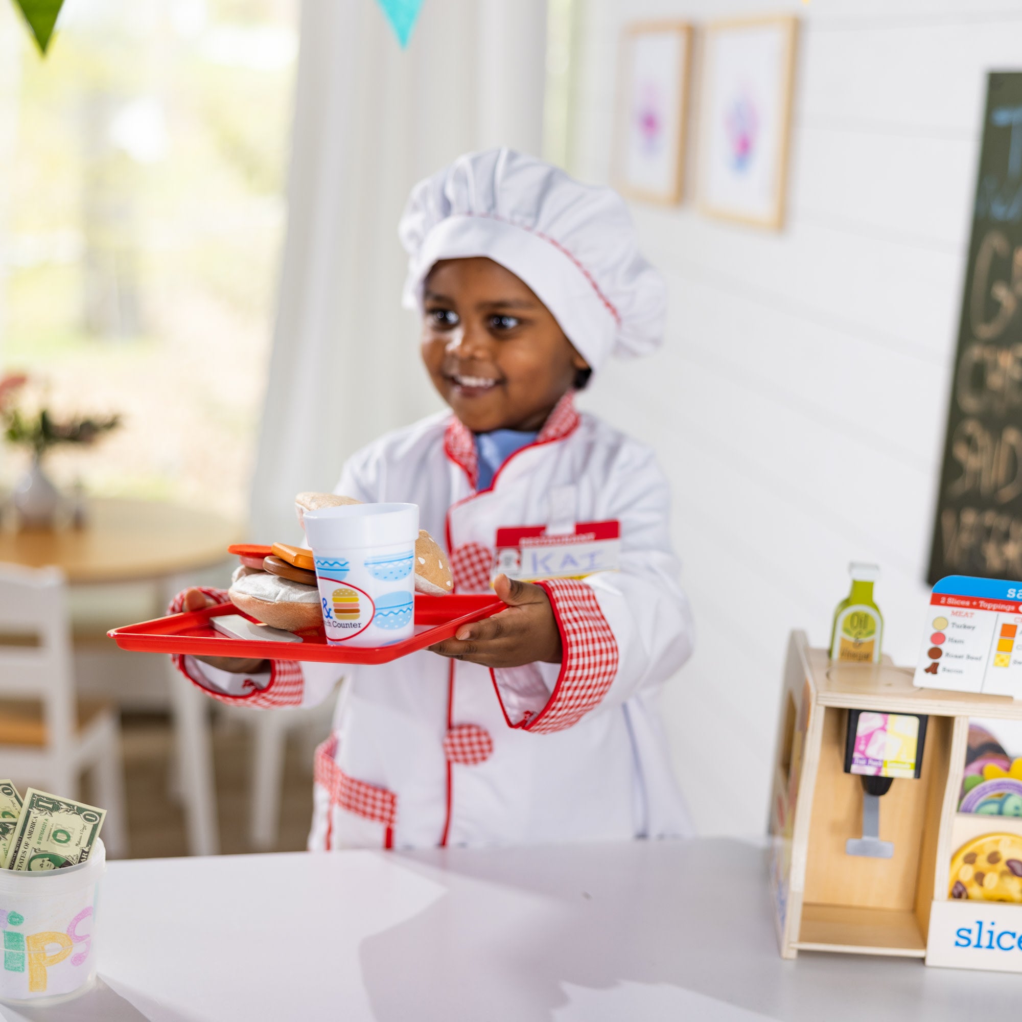 Melissa & Doug Chef Costume Role Play Set - Image 8