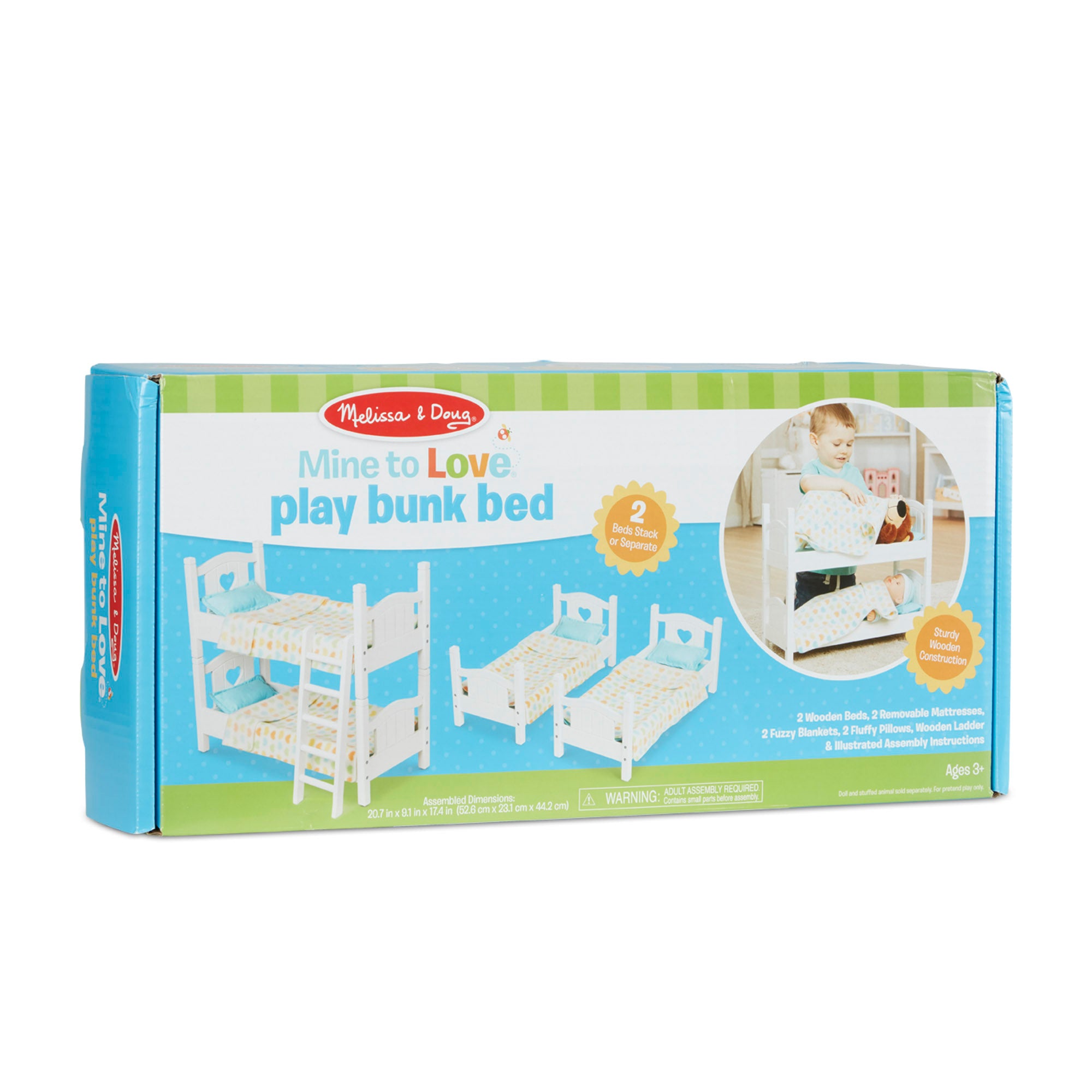 Melissa & Doug Mine to Love Play Bunk Bed - Image 3