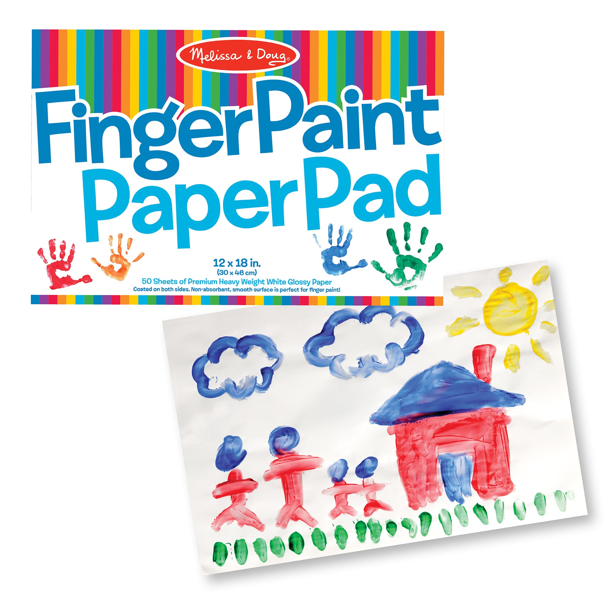 Melissa & Doug Finger paint Paper Pad - Image 4