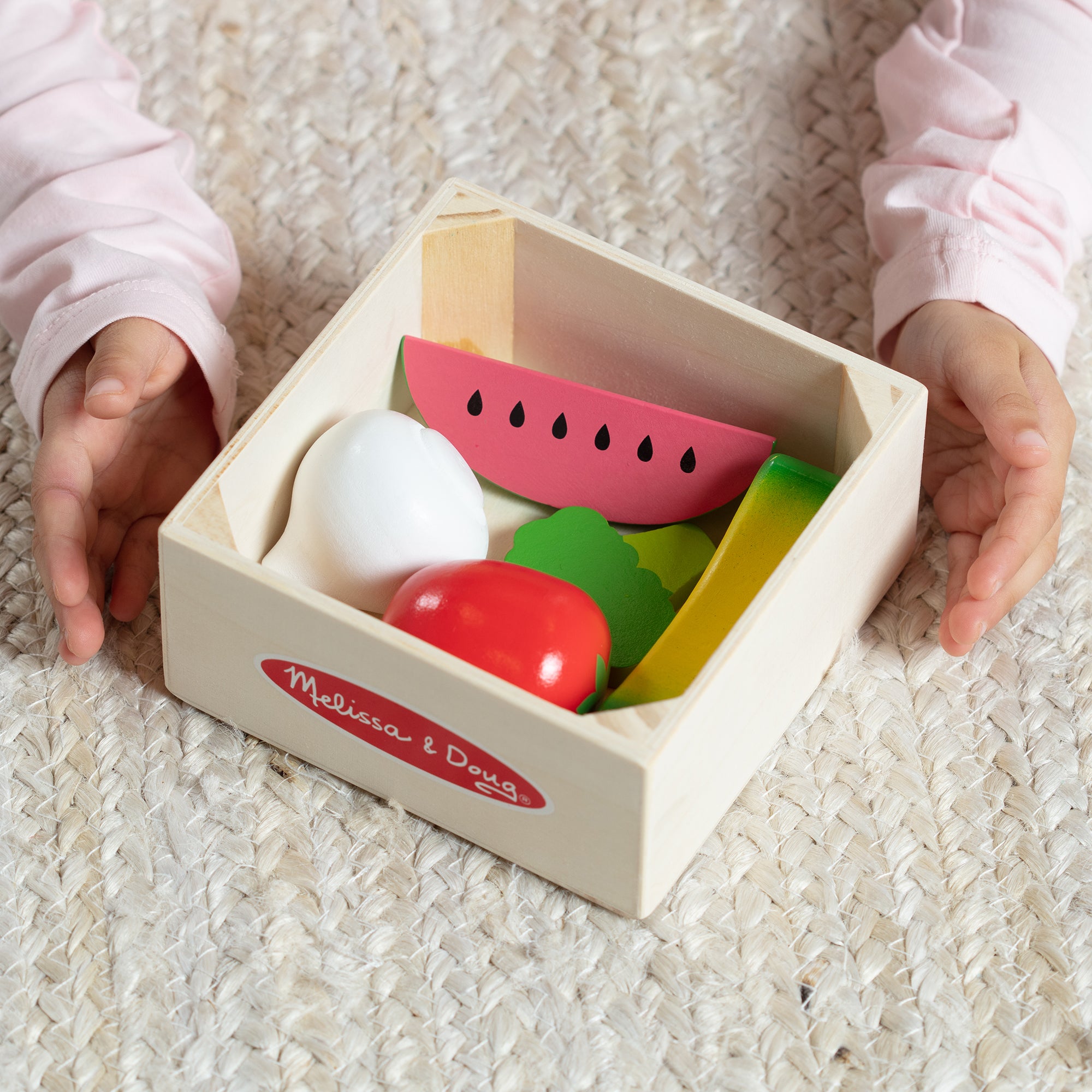 Melissa & Doug Wooden Food Groups Play Set - Produce - Image 6