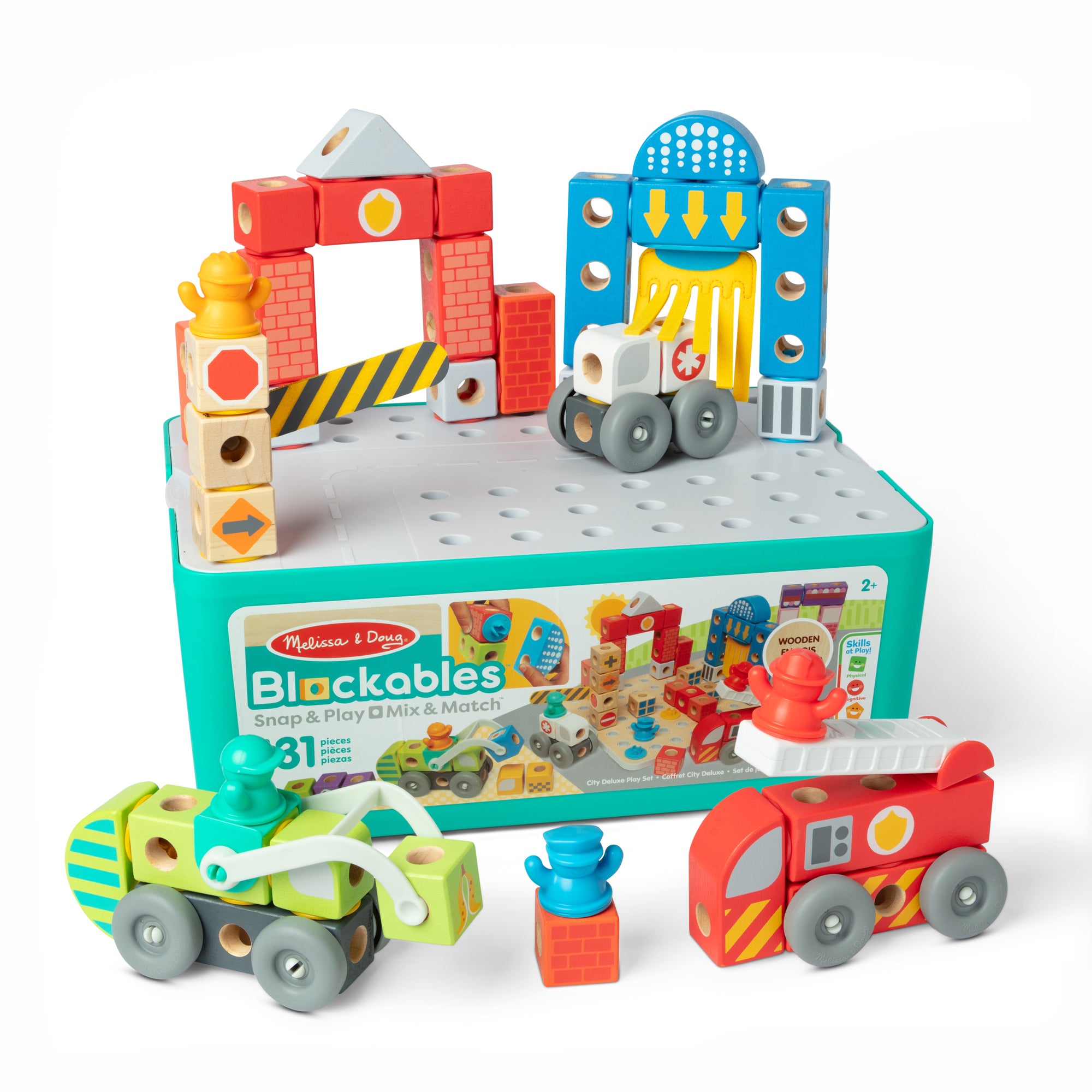 Melissa & Doug Blockables? City Deluxe Play Set