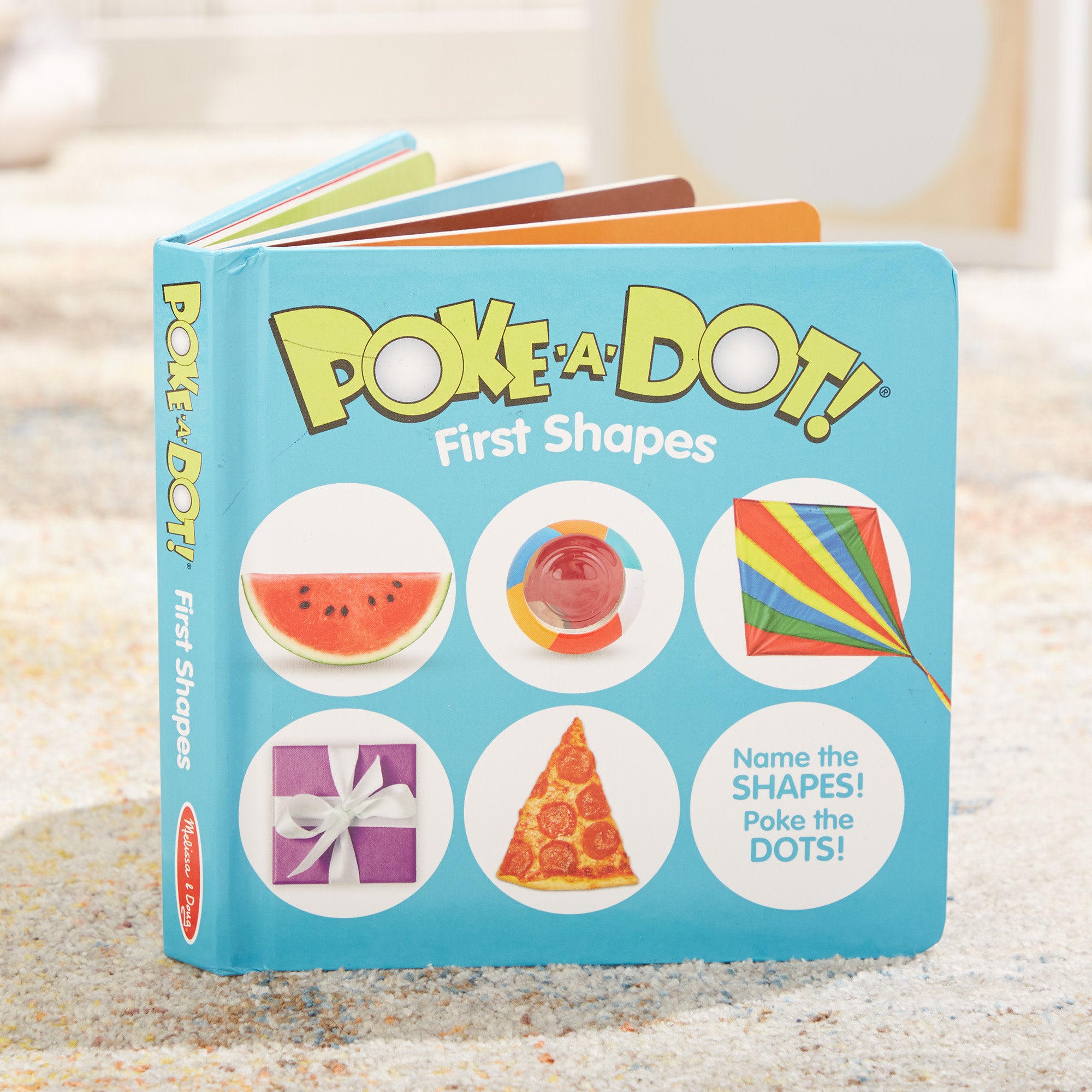 Melissa & Doug Poke-a-Dot: First Shapes Board Book - Image 9