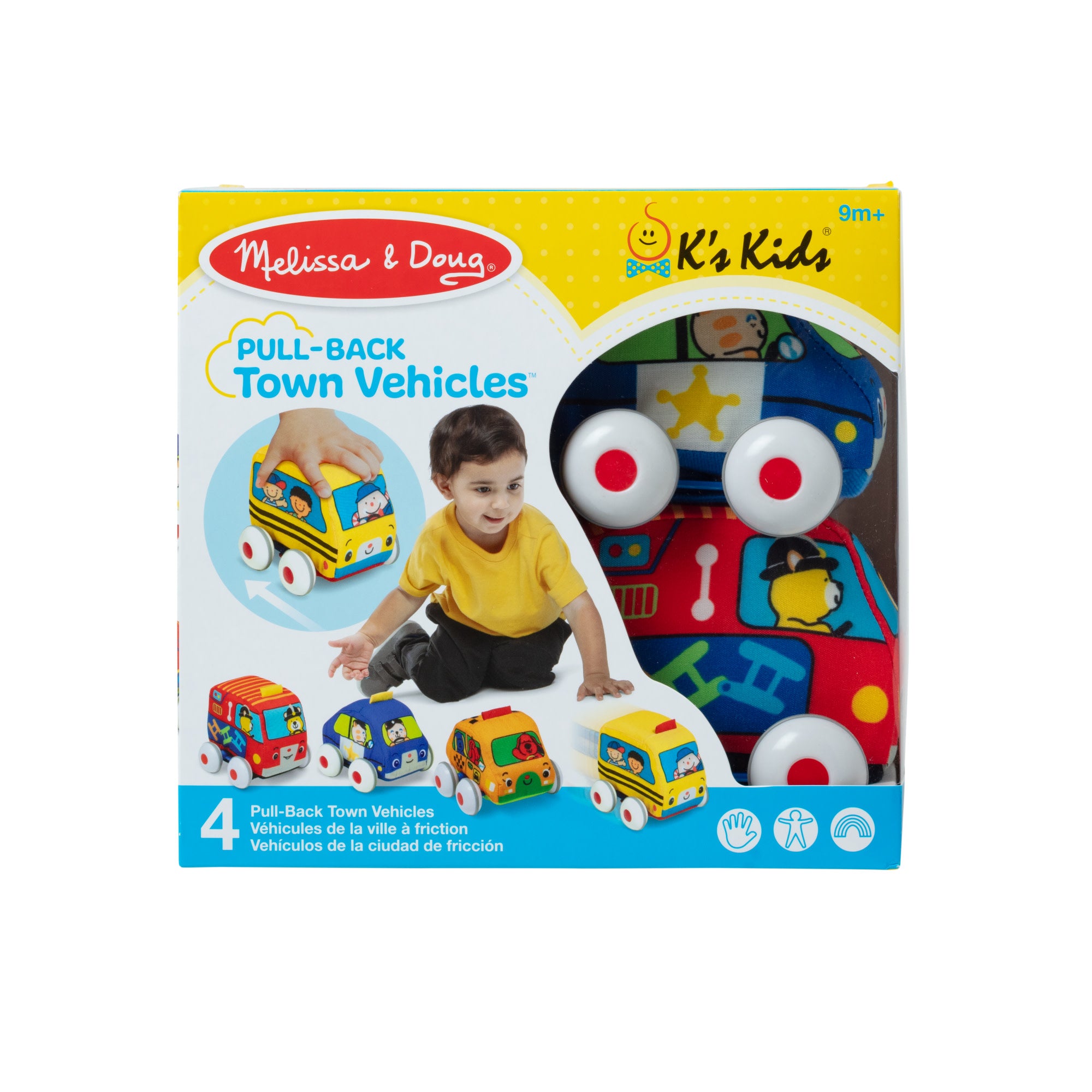 Melissa & Doug K's Kids Pull-Back Vehicles Toy - Image 3