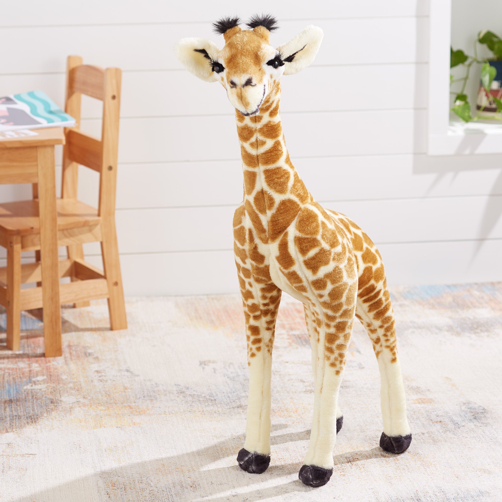 Melissa & Doug Lifelike Plush Baby Giraffe - Image 9