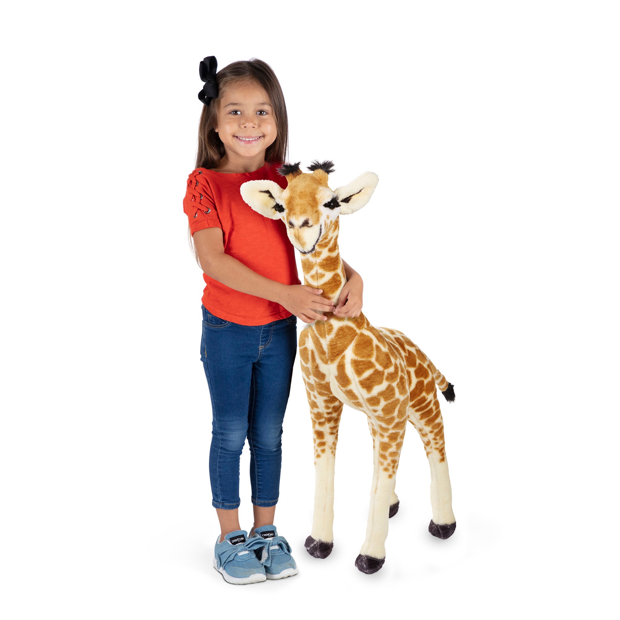 Melissa & Doug Lifelike Plush Baby Giraffe - Image 8