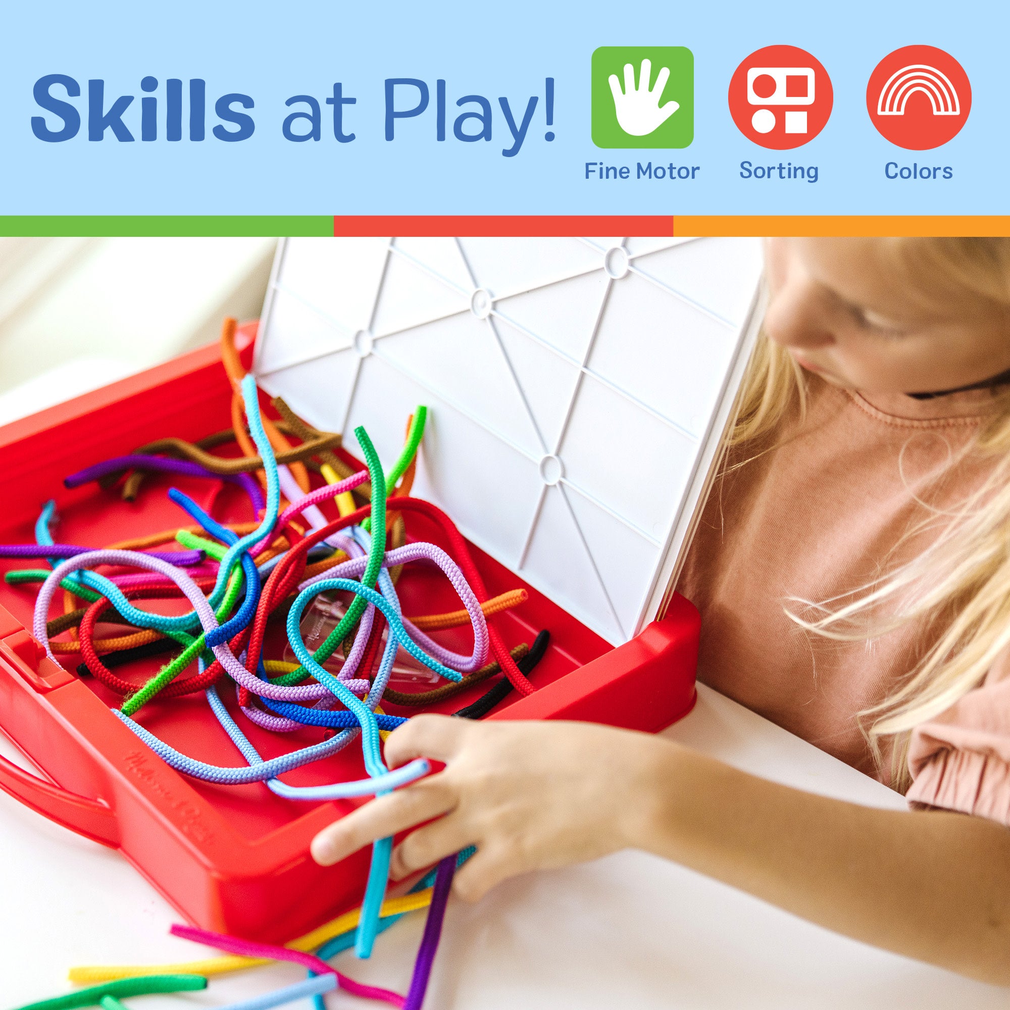 Melissa & Doug Rainbow Cord Picture and Pattern Maker - Image 5
