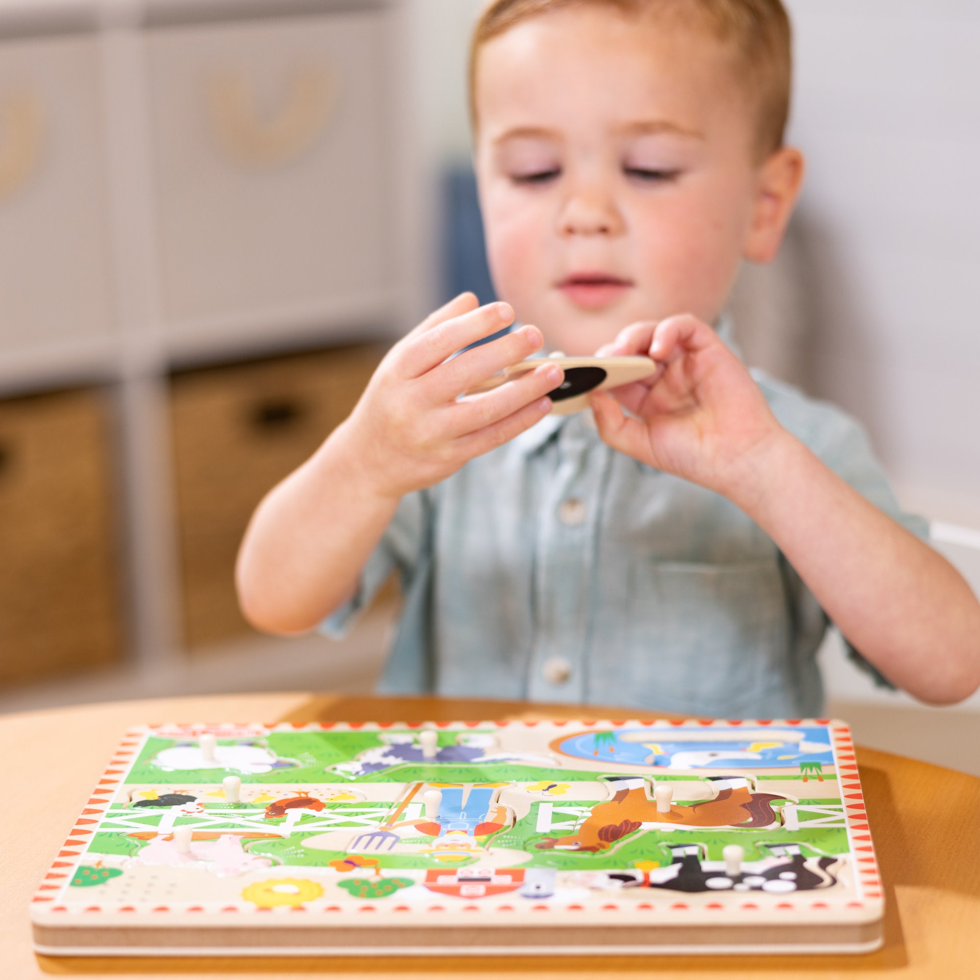 Melissa & Doug Old MacDonald's Farm Song Puzzle - 8 Pieces - Image 8