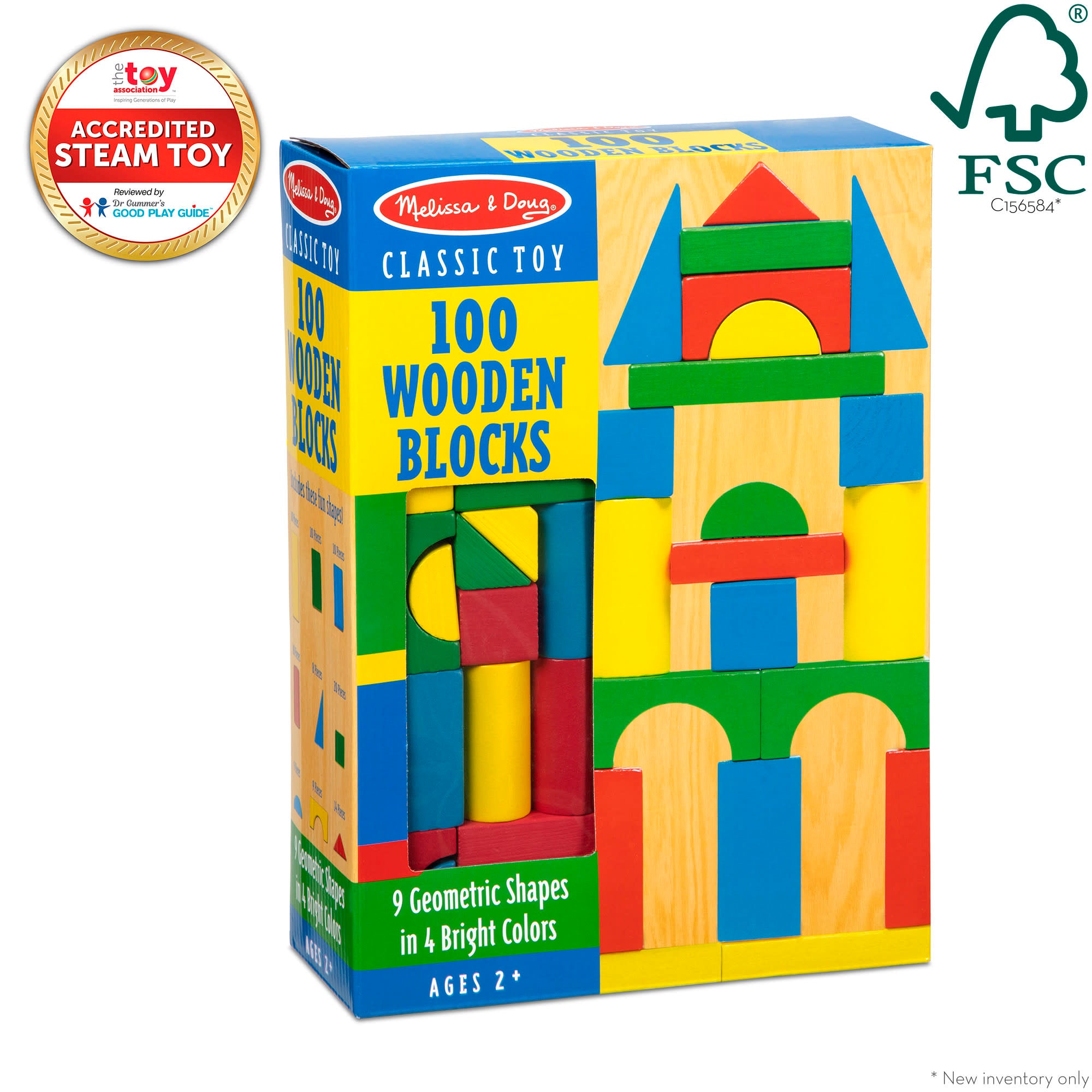 Melissa & Doug 100-Piece Wood Blocks Set - Image 3