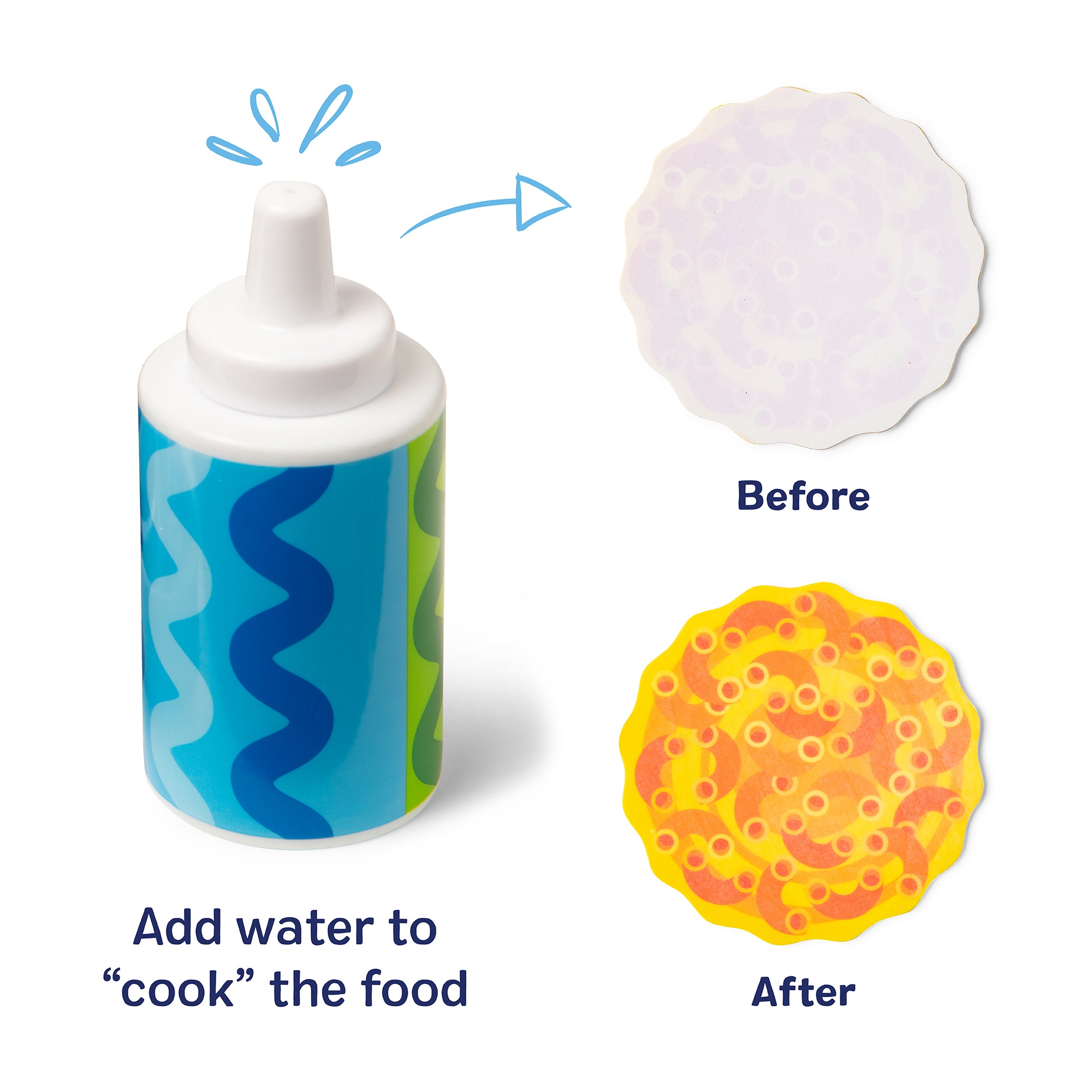 Melissa & Doug Simmer & Stir Stovetop Play Set with Color Changing Water WOW! - Image 5