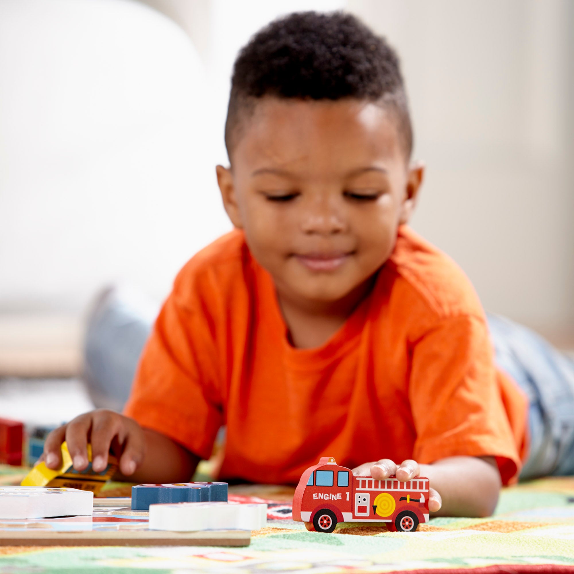 Melissa & Doug Vehicles Chunky Puzzle - 9 Pieces - Image 2