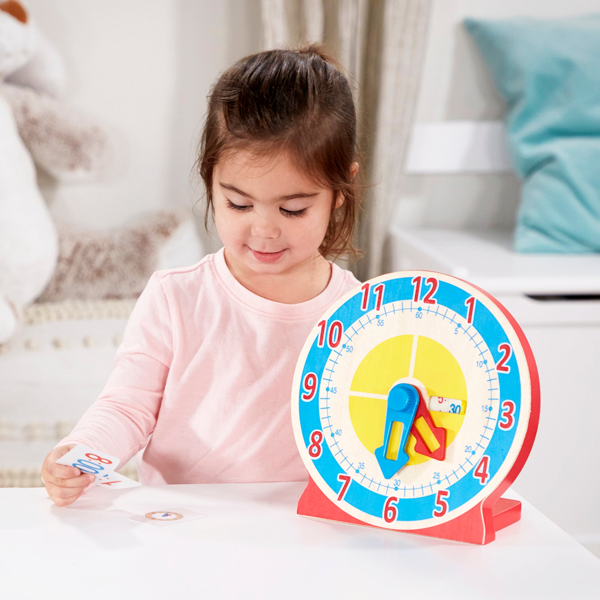 Melissa & Doug Turn & Tell Wooden Clock - Image 10