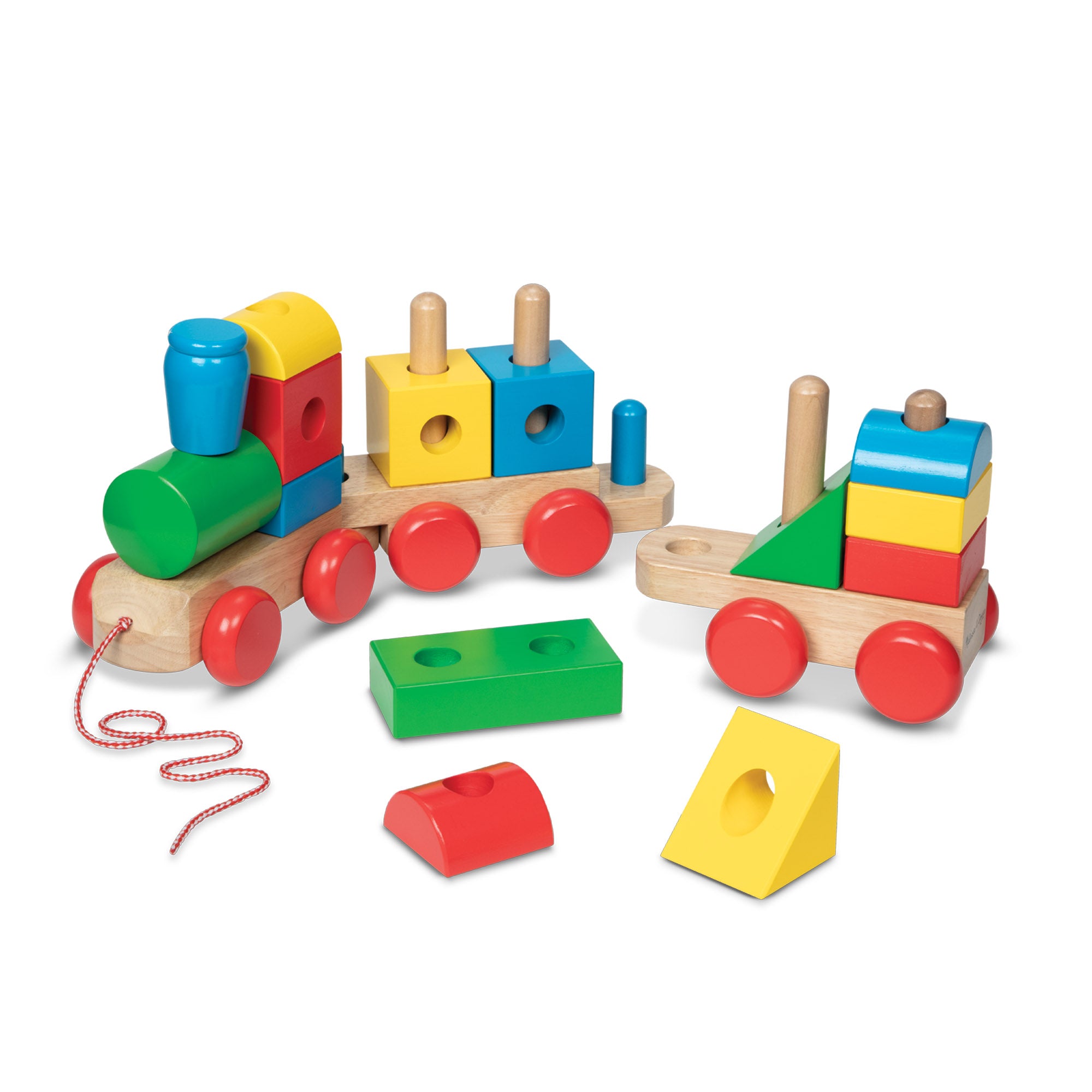 Melissa & Doug Jumbo Wooden Stacking Train ?C Classic - Image 4