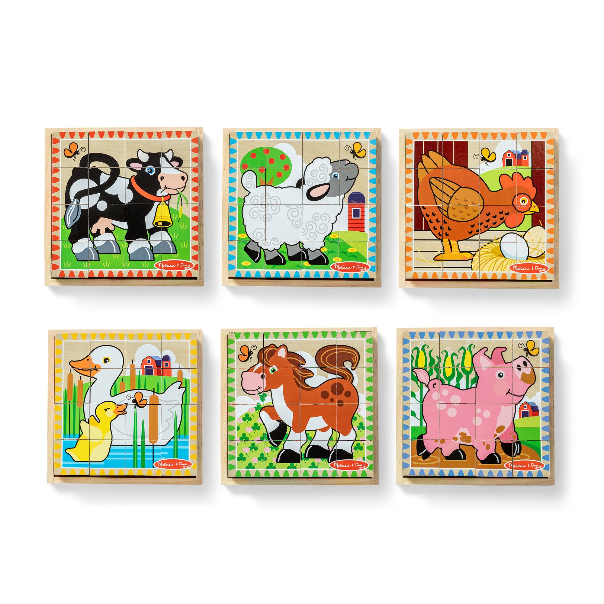 Melissa & Doug Farm Cube Puzzle - 16 Pieces - Image 4