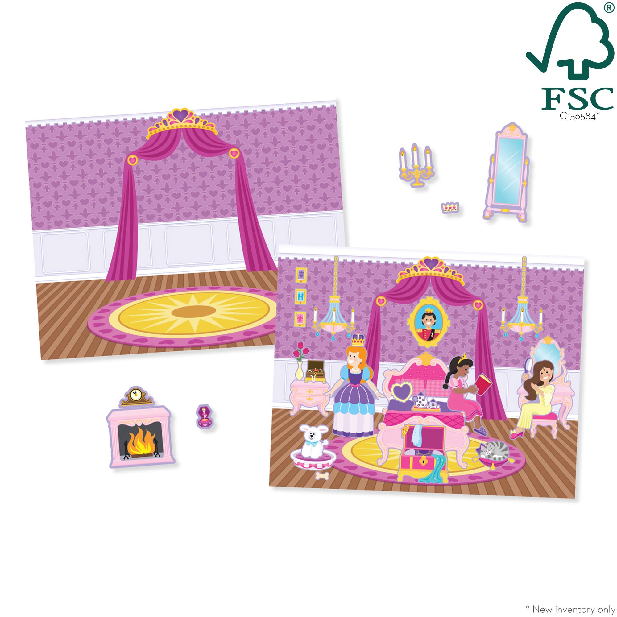 Melissa & Doug Reusable Sticker Pad - Princess Castle - Image 3