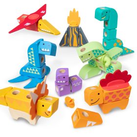 Melissa & Doug Blockables? Dinosaur Play Set