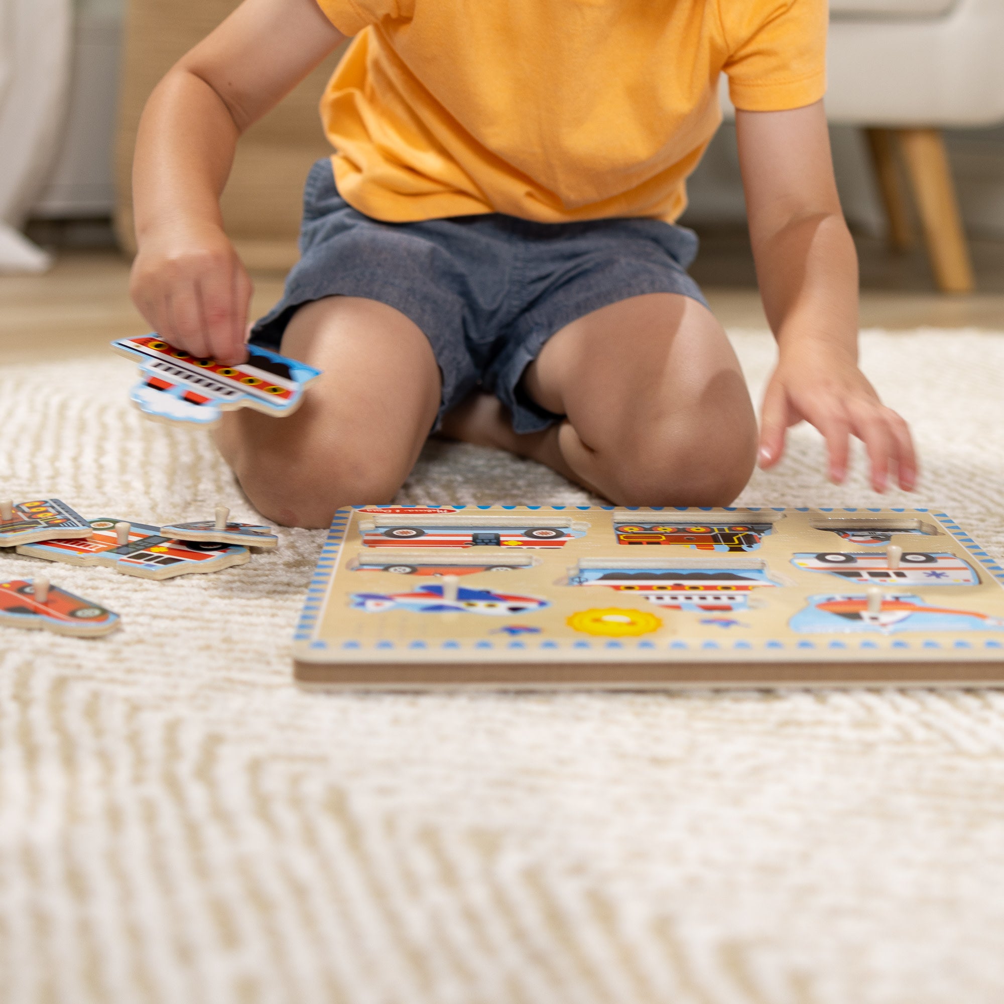 Melissa & Doug Vehicles Sound Puzzle - 8 Pieces - Image 8