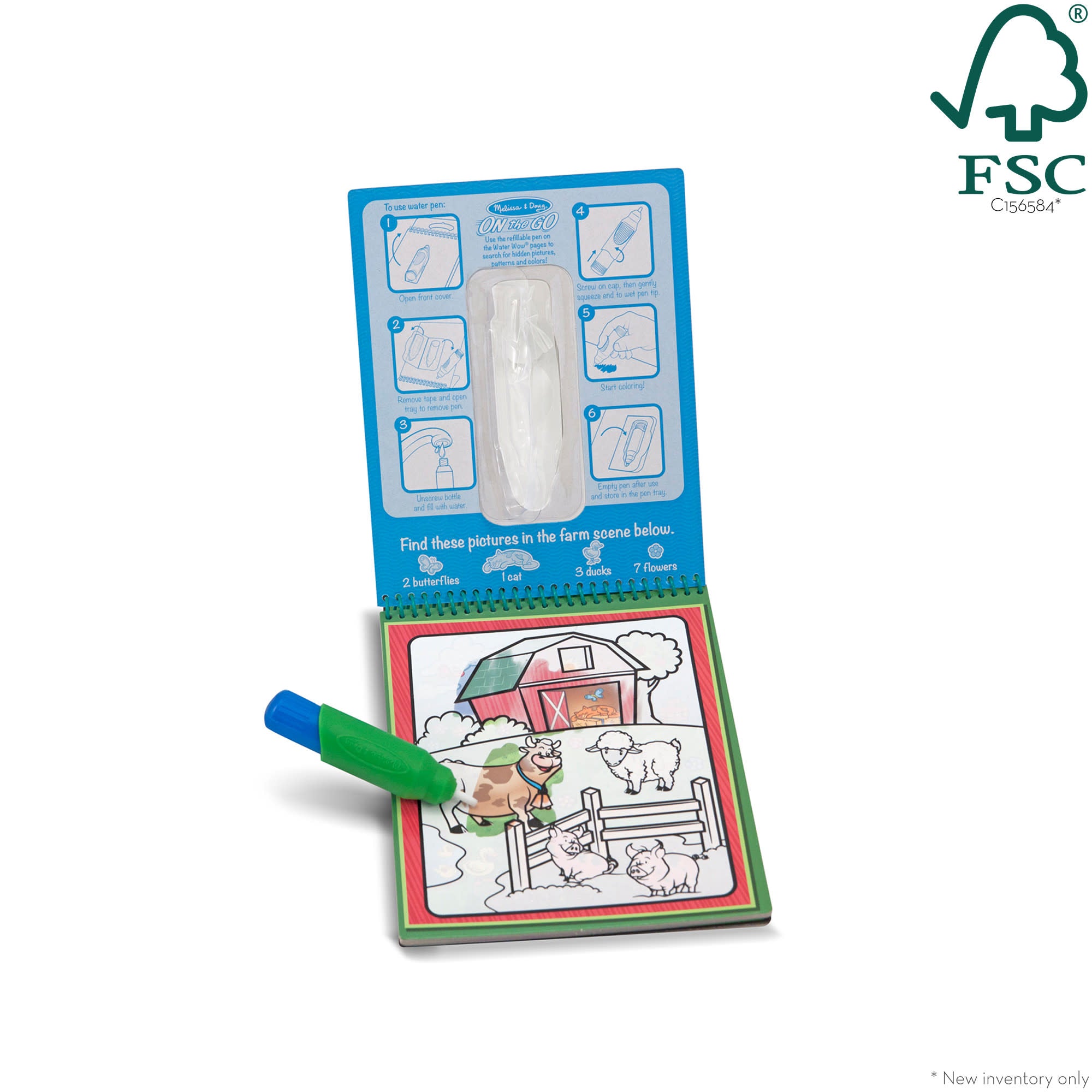 Melissa & Doug Water WOW!? Water Reveal Pad ?C Animals - Image 3