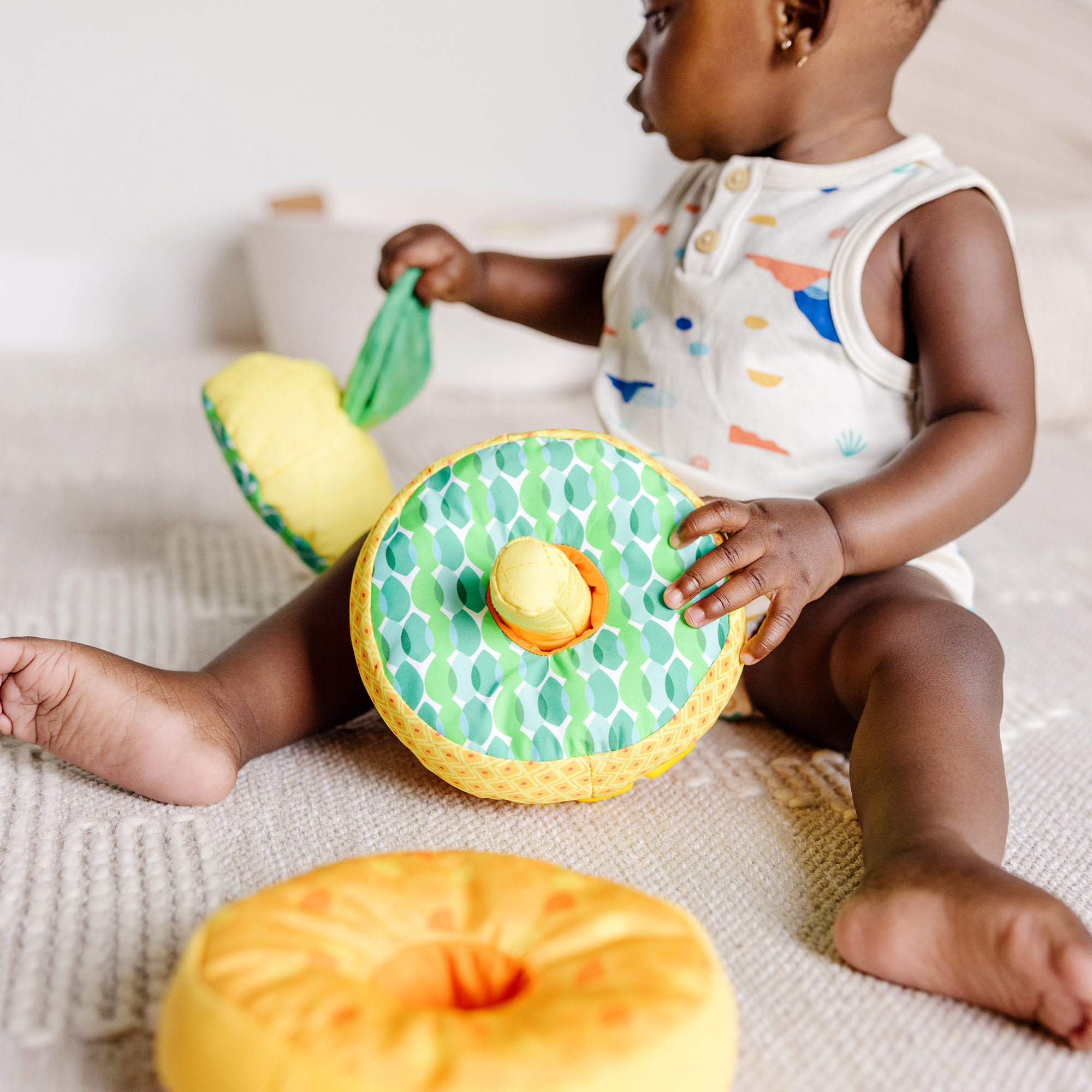 Melissa & Doug Pineapple Soft Stacker - Image 6