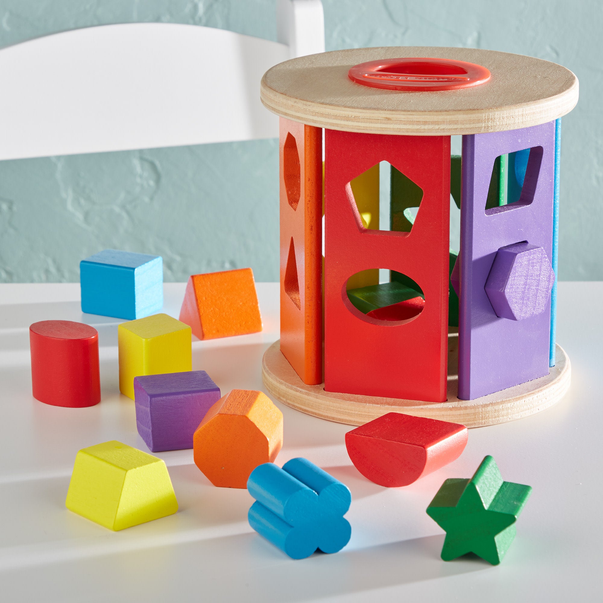 Melissa & Doug Match and Roll Shape Sorter - Image 9