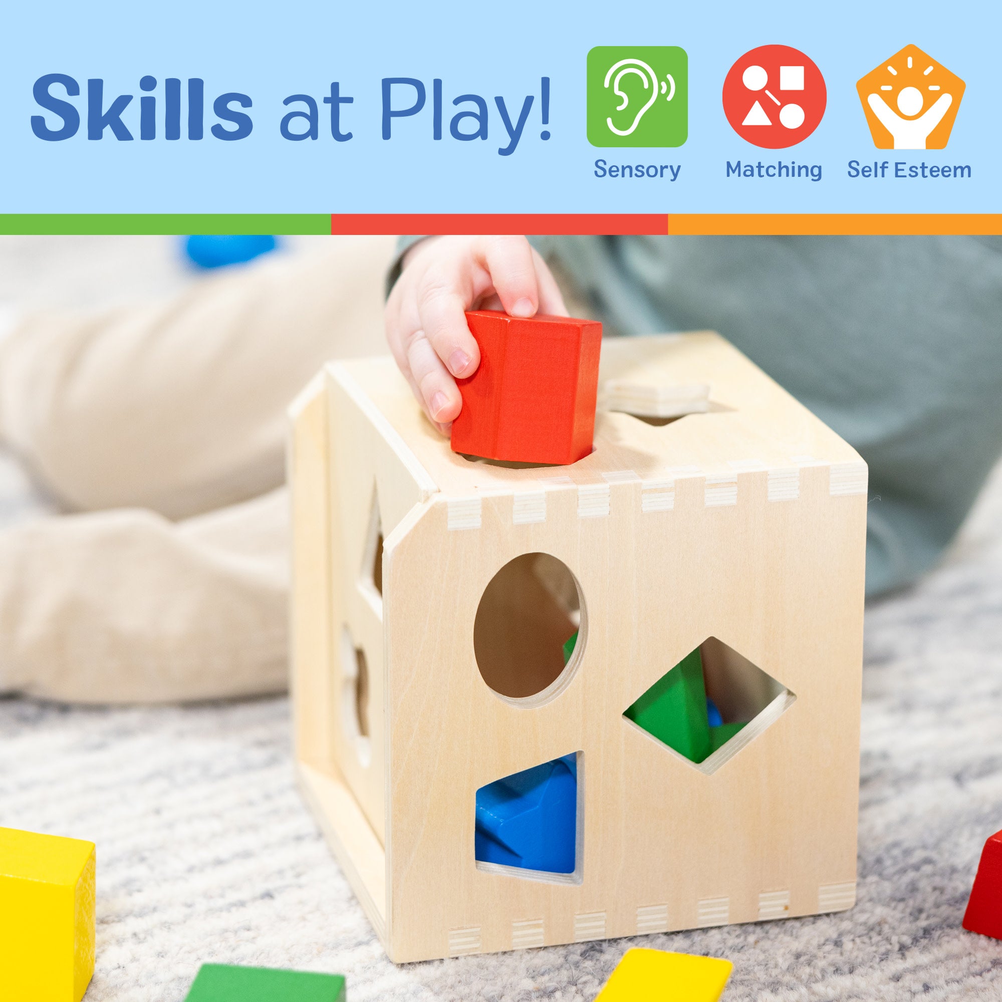 Melissa & Doug Shape-Sorting Cube - Image 5