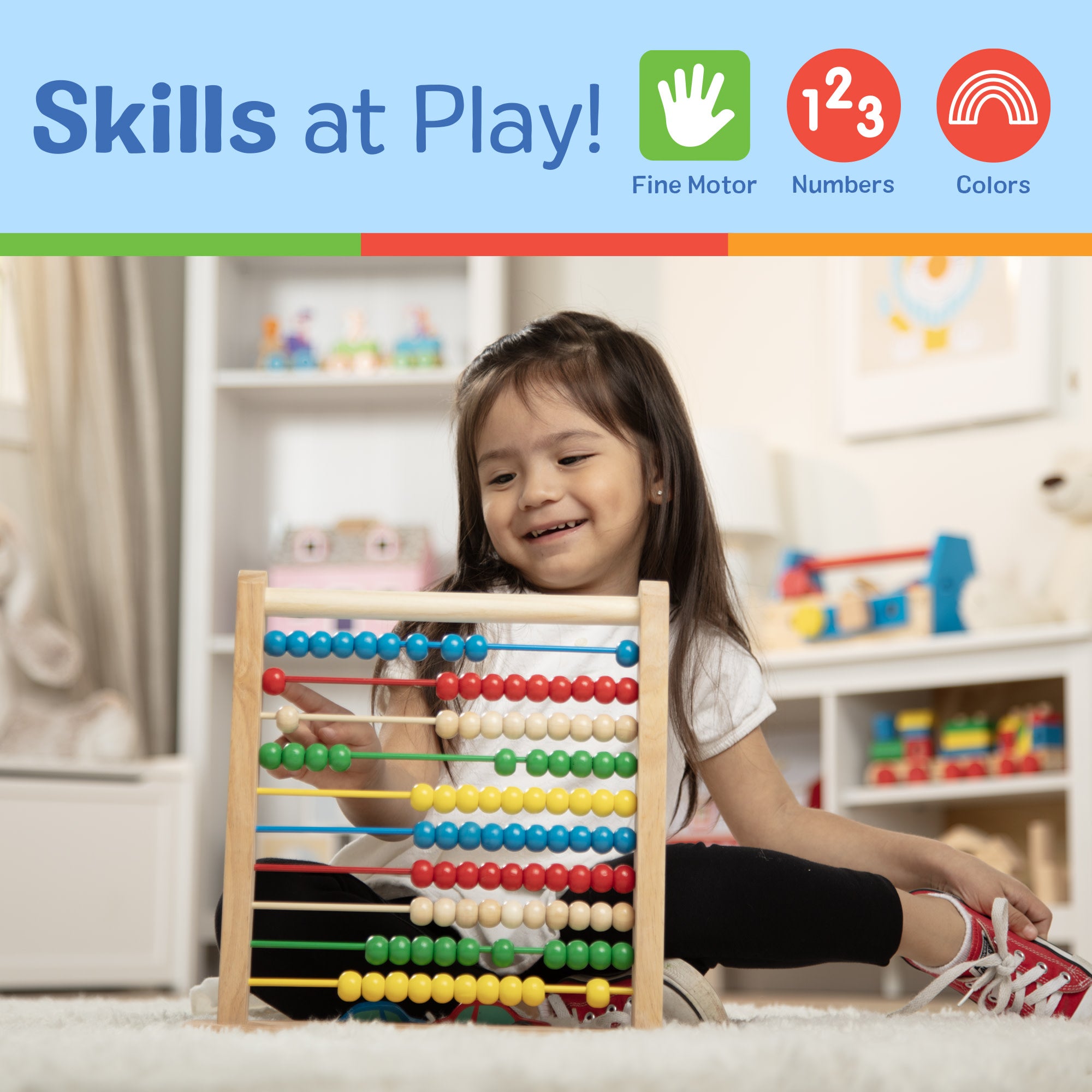 Melissa & Doug Wooden Abacus - Image 5