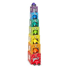 Melissa & Doug Nesting & Sorting Garages & Cars