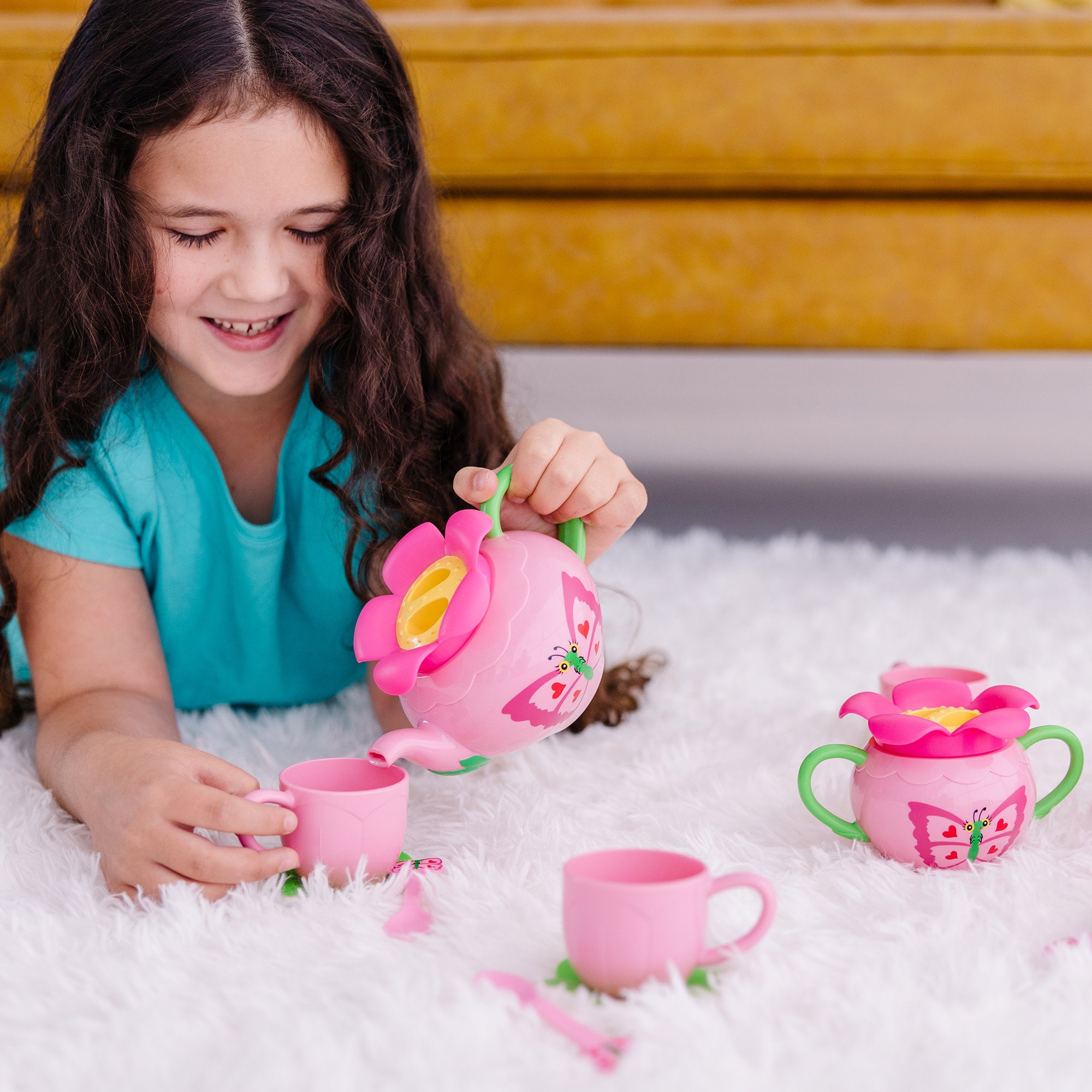 Melissa & Doug Butterfly Tea Set - Image 2