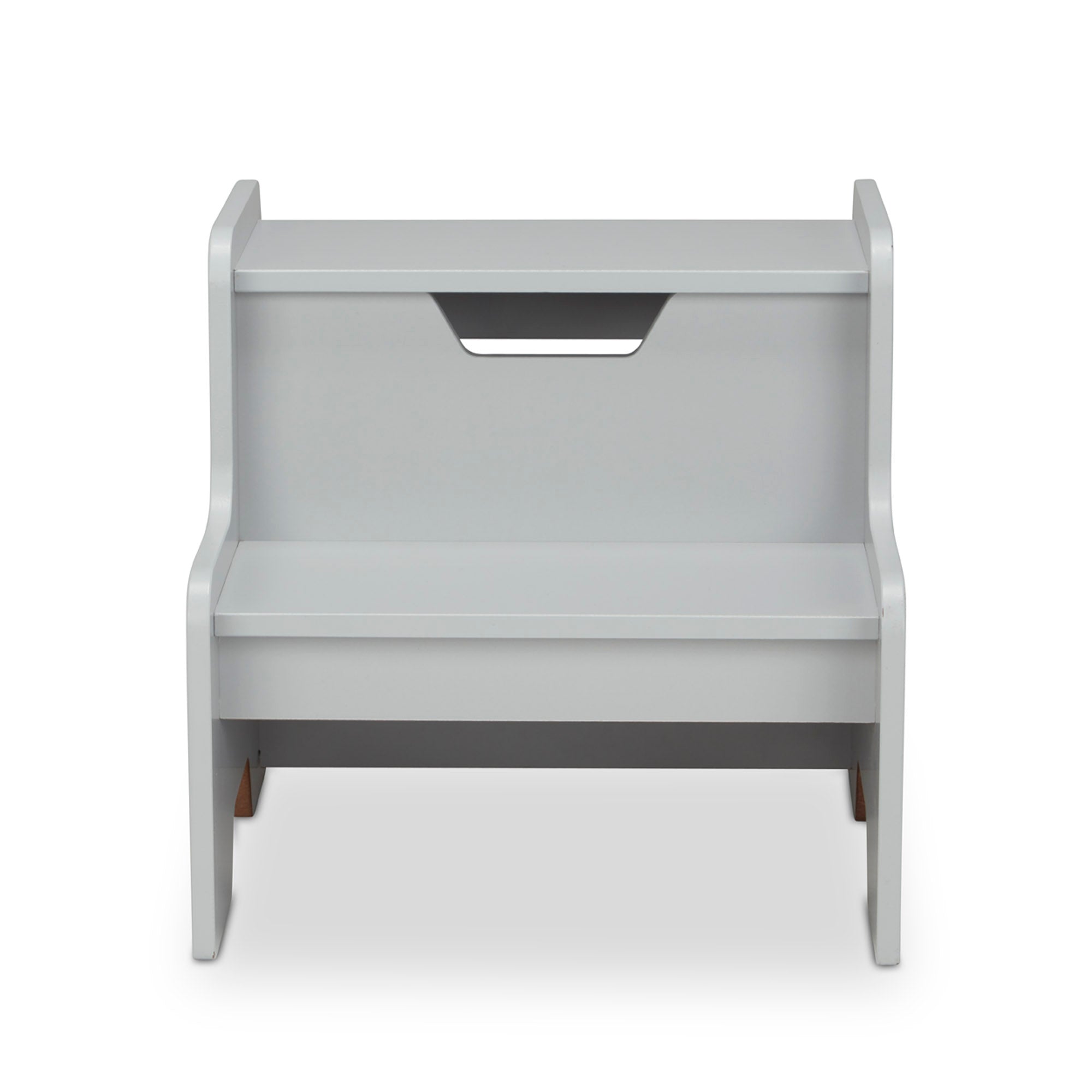 Melissa & Doug Wooden Step Stool ?C Gray - Image 3